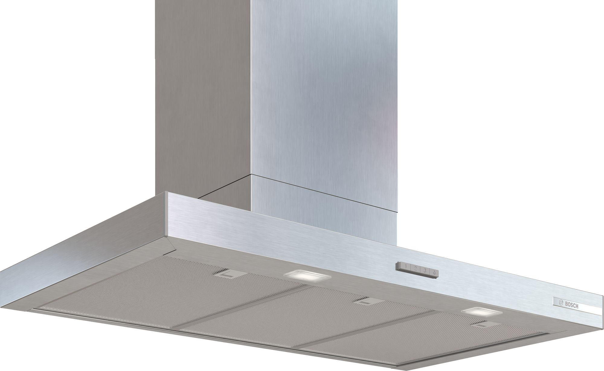 Bosch Vägghängd köksfläkt 90 cm Inox-Look DWB93BC30 Serie 2