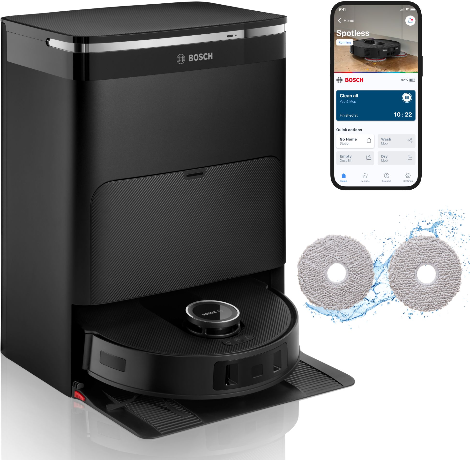 Bosch Robotdammsugare Spotless Max BCRDW3B