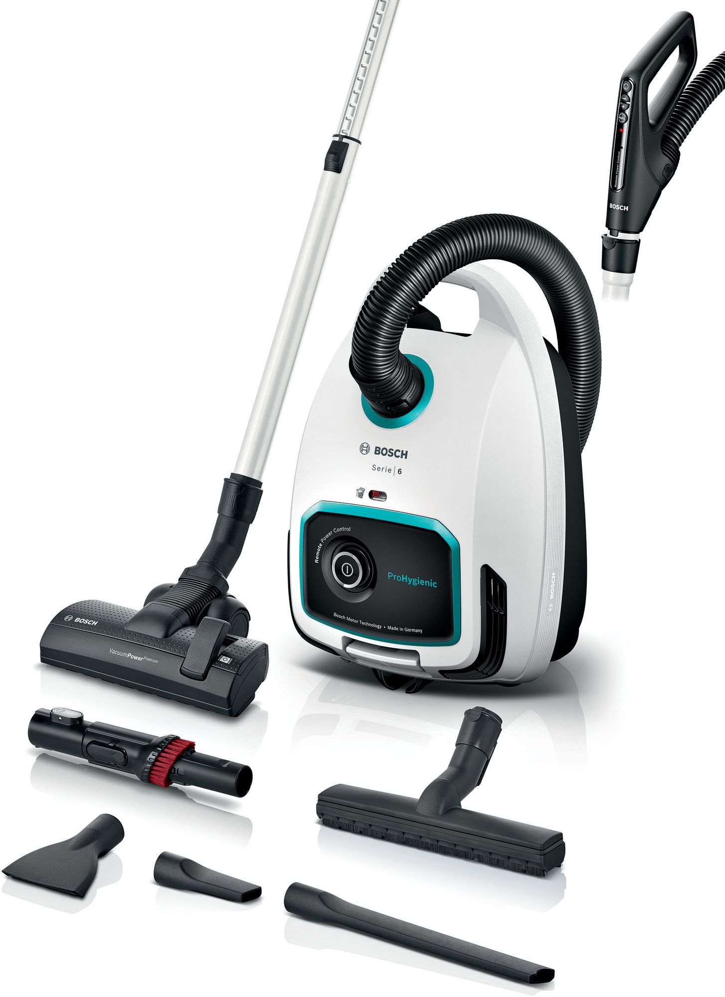 Bosch Dammsugare med påse ProHygienic Vit BGL6HYG4 Serie 6