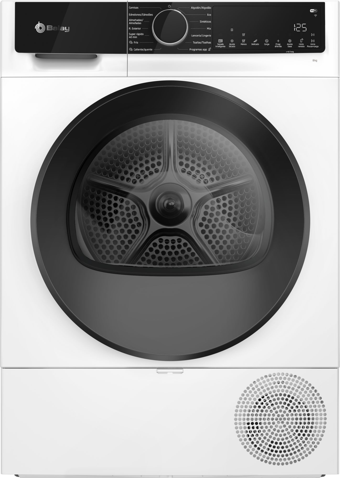Secadora con bomba de calor 9 kg Blanco 3SB093BC