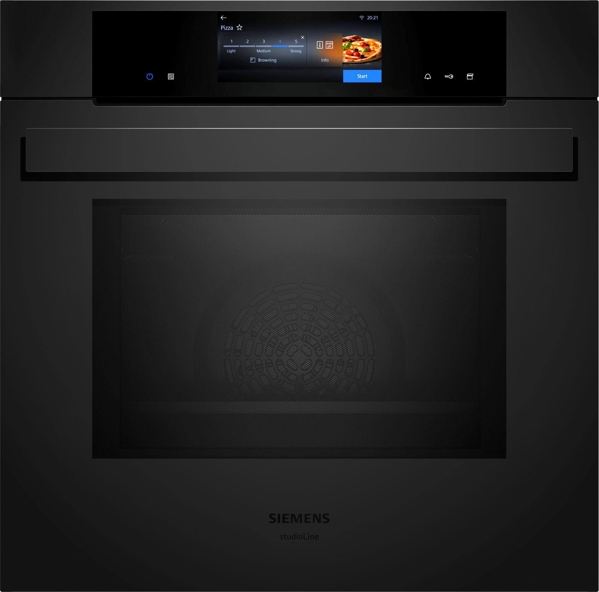Siemens iQ700 Inbyggnadsugn med mikro och ånga 60 x 60 cm Matt Edition