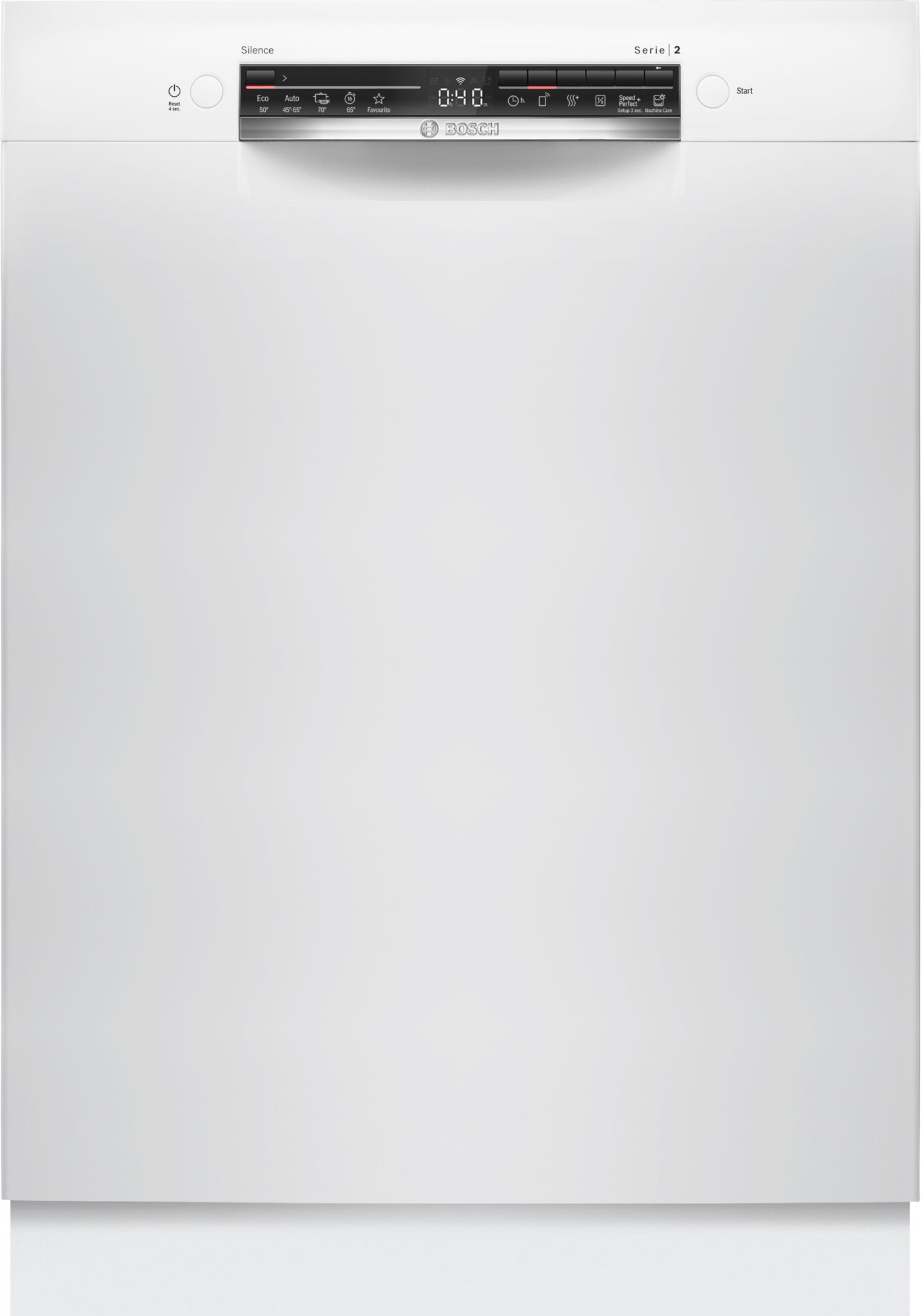Bosch Underbyggd diskmaskin 60 cm Vit SMU2HVW06E Serie 2