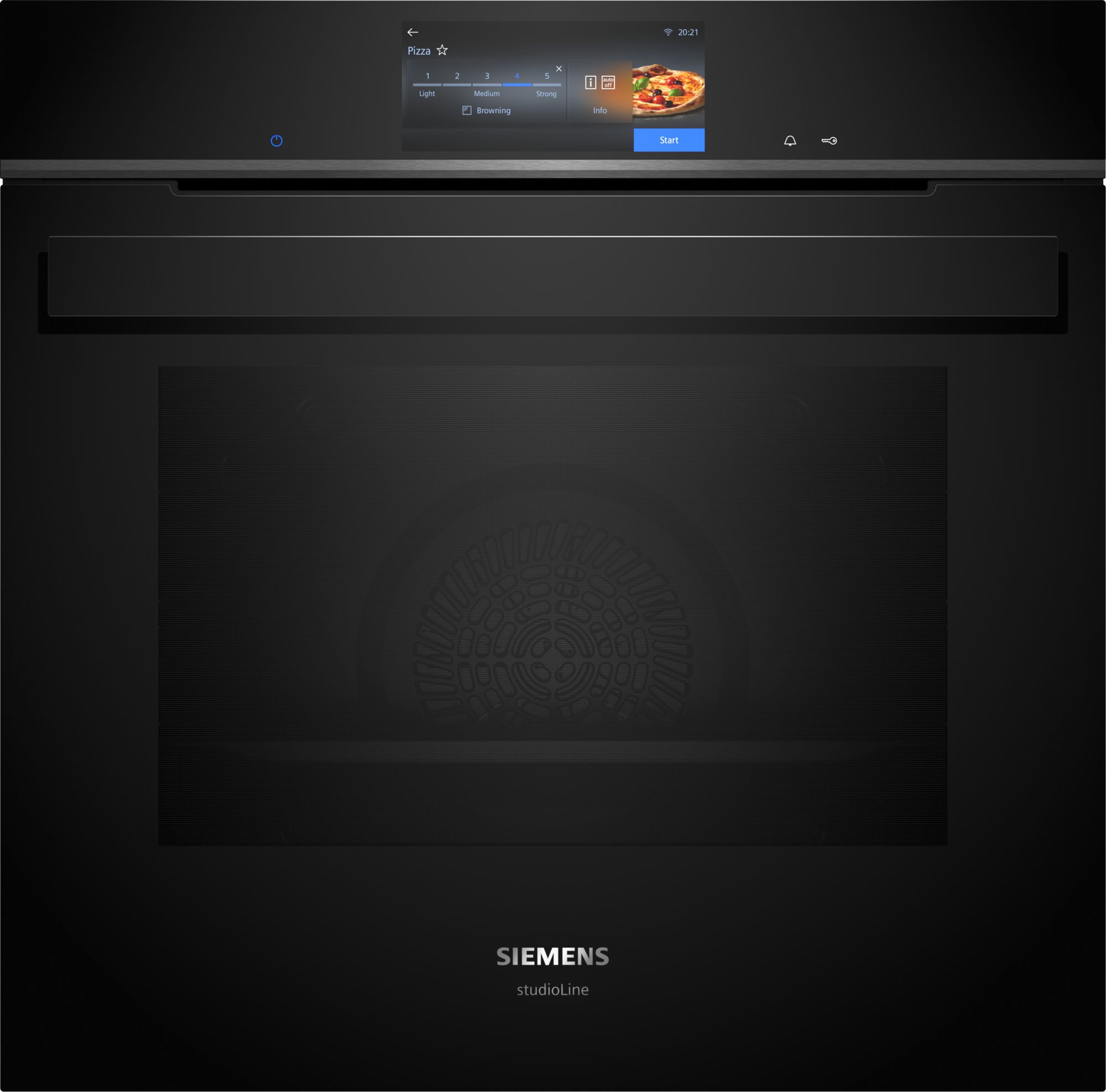 Siemens iQ700 Inbyggnadsugn 60 x 60 cm Svart