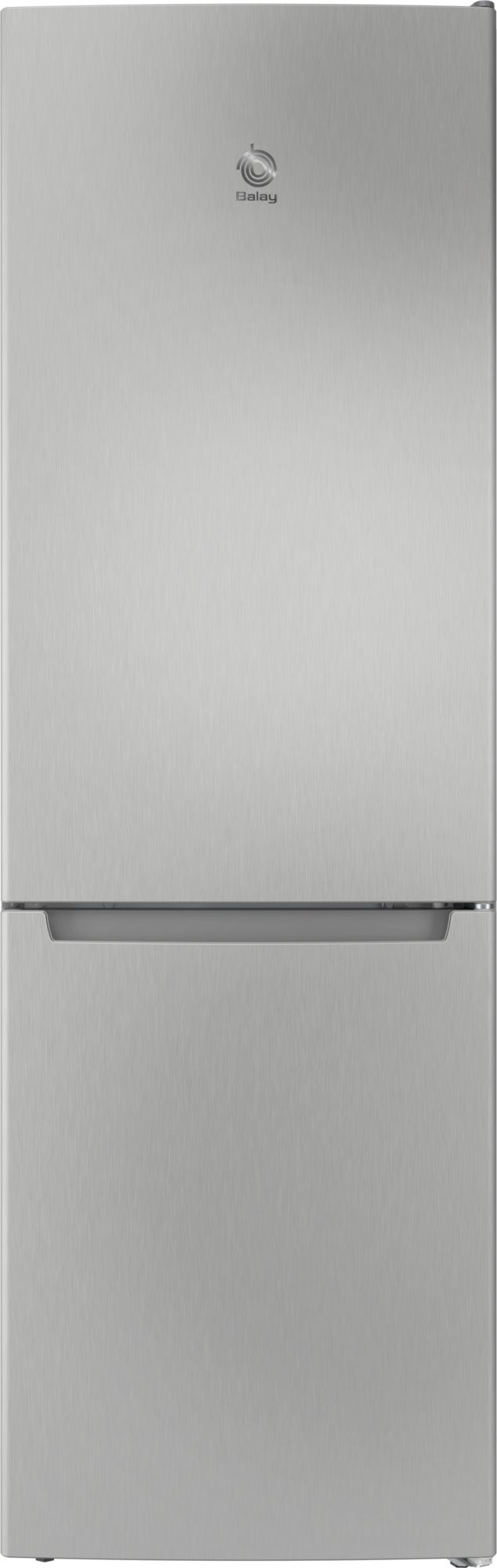 BalayFrigorífico combinado 186 x 60 cm Acero mate antihuellas 3KFE551MI