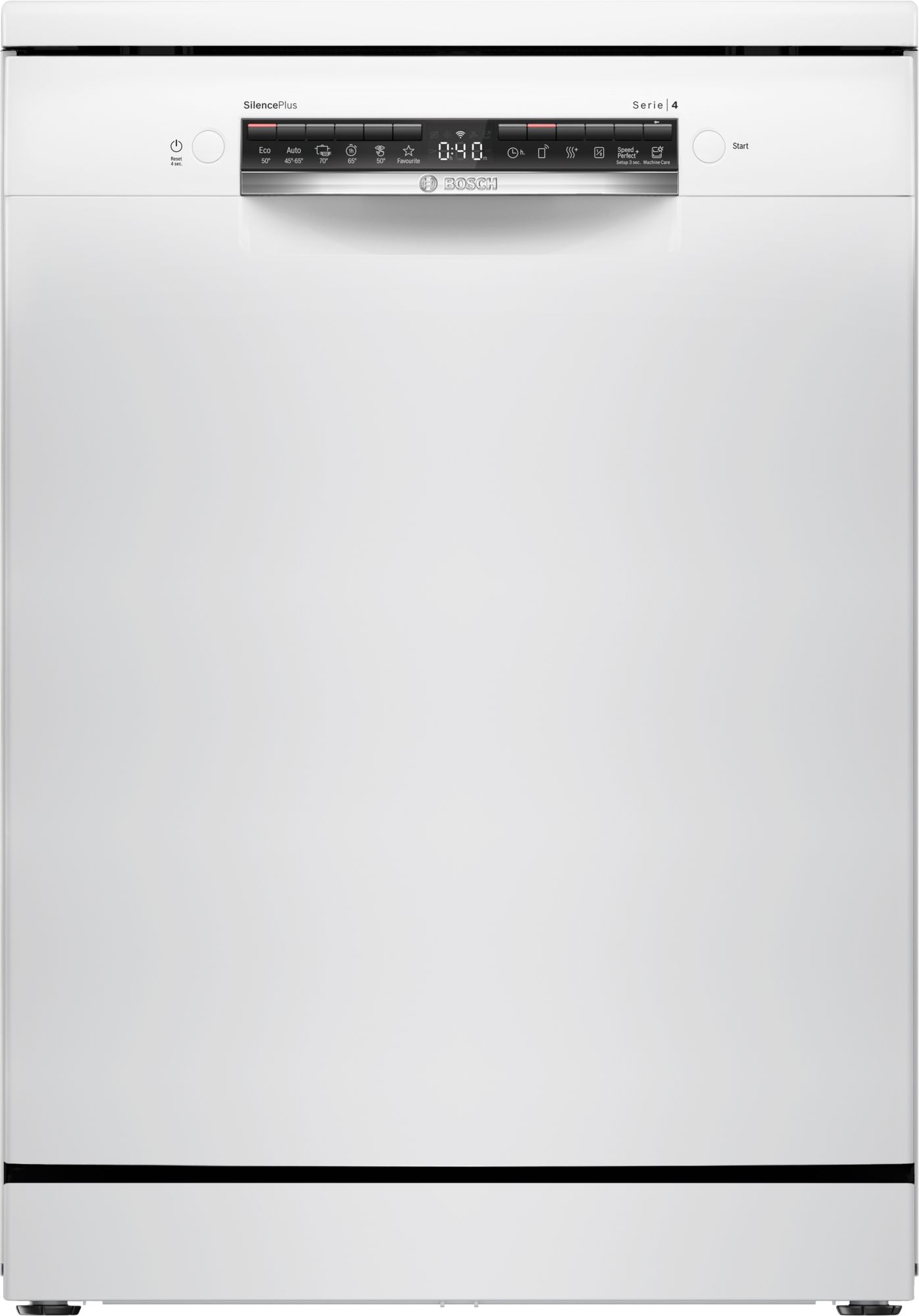 Bosch Série 4, Lave-vaisselle pose libre, 60 cm, Blanc
