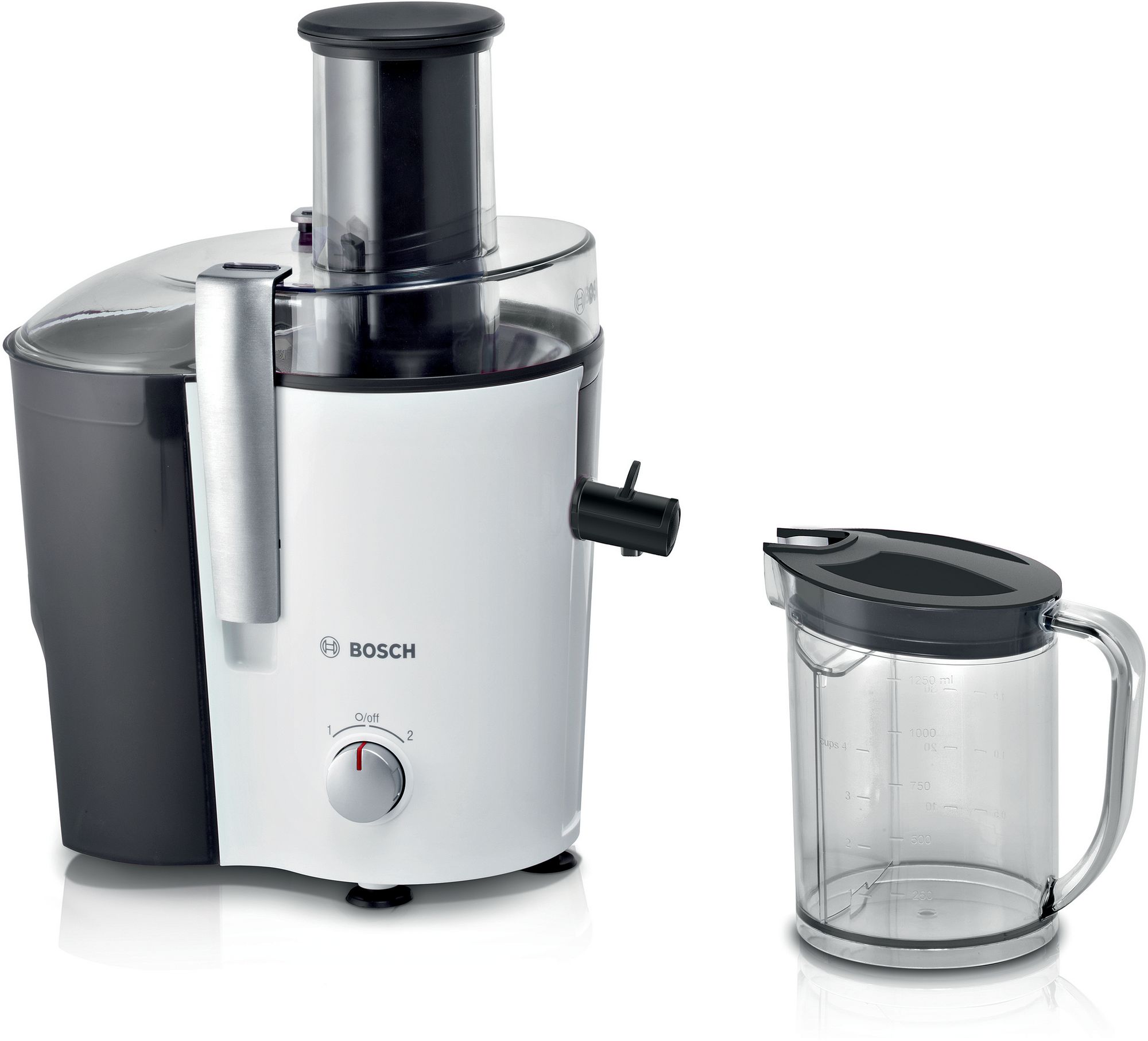 Bosch Råsaftcentrifug VitaJuice 2 700 W Vit, antracit MES25A0