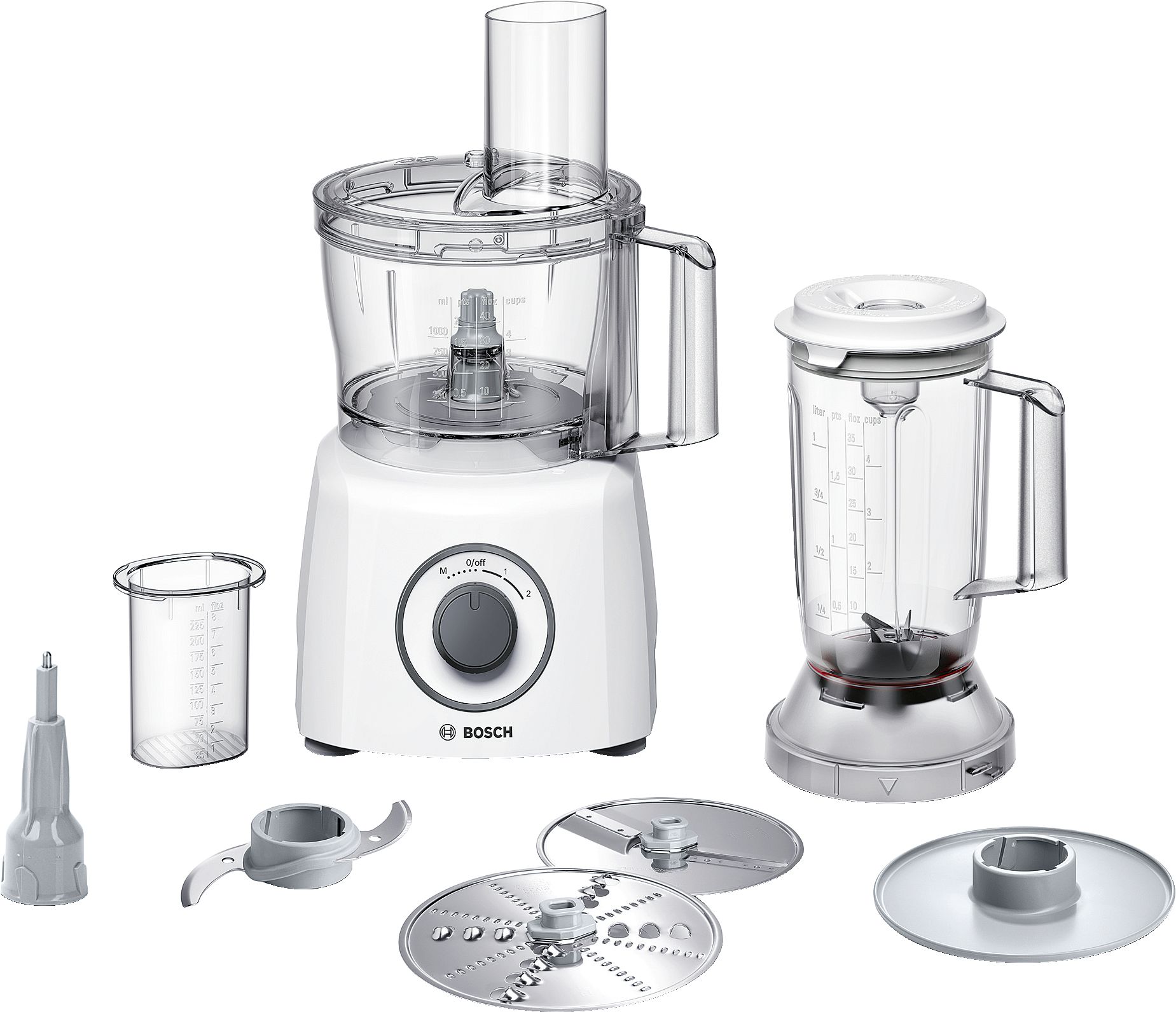 Bosch Matberedare MultiTalent 3 800 W Vit, vit MCM3200W