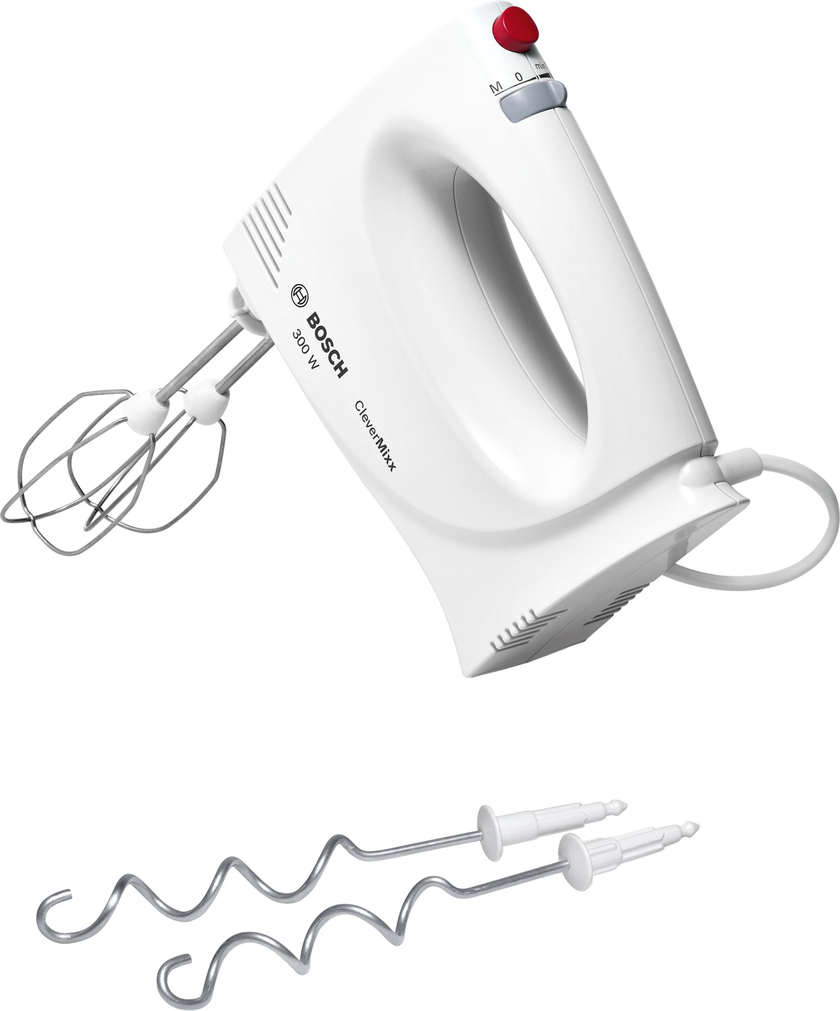 Bosch Elvisp CleverMixx 300 W Vit, röd MFQ3010