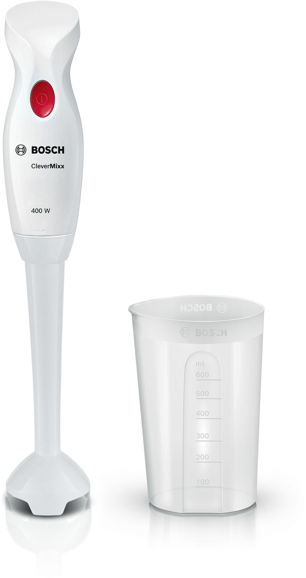 Bosch Stavmixer CleverMixx 400 W Vit, Djupröd MSM14100