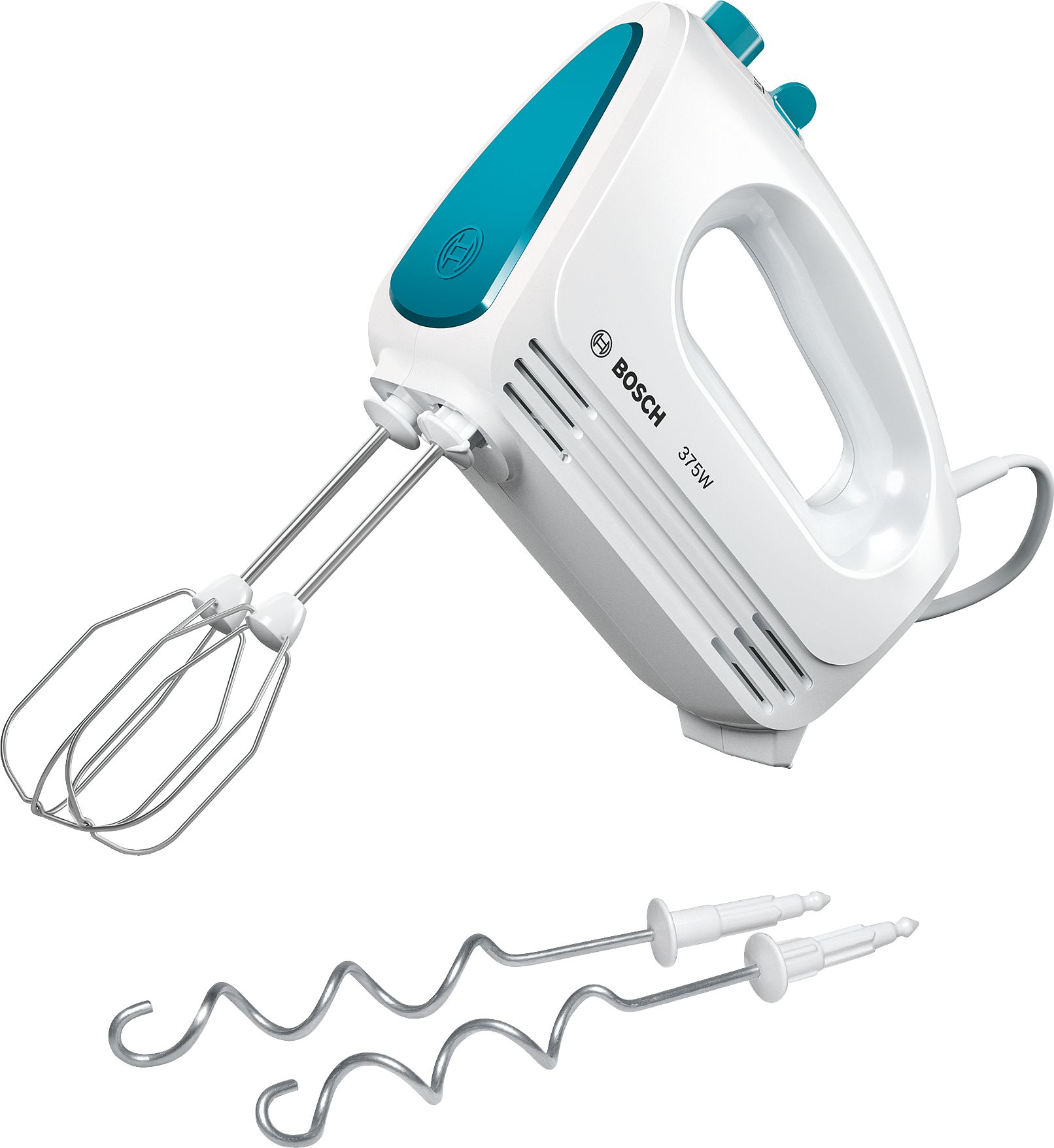 Bosch Elvisp CleverMixx FUN 375 W Vit, Dynamisk blå MFQ2210D