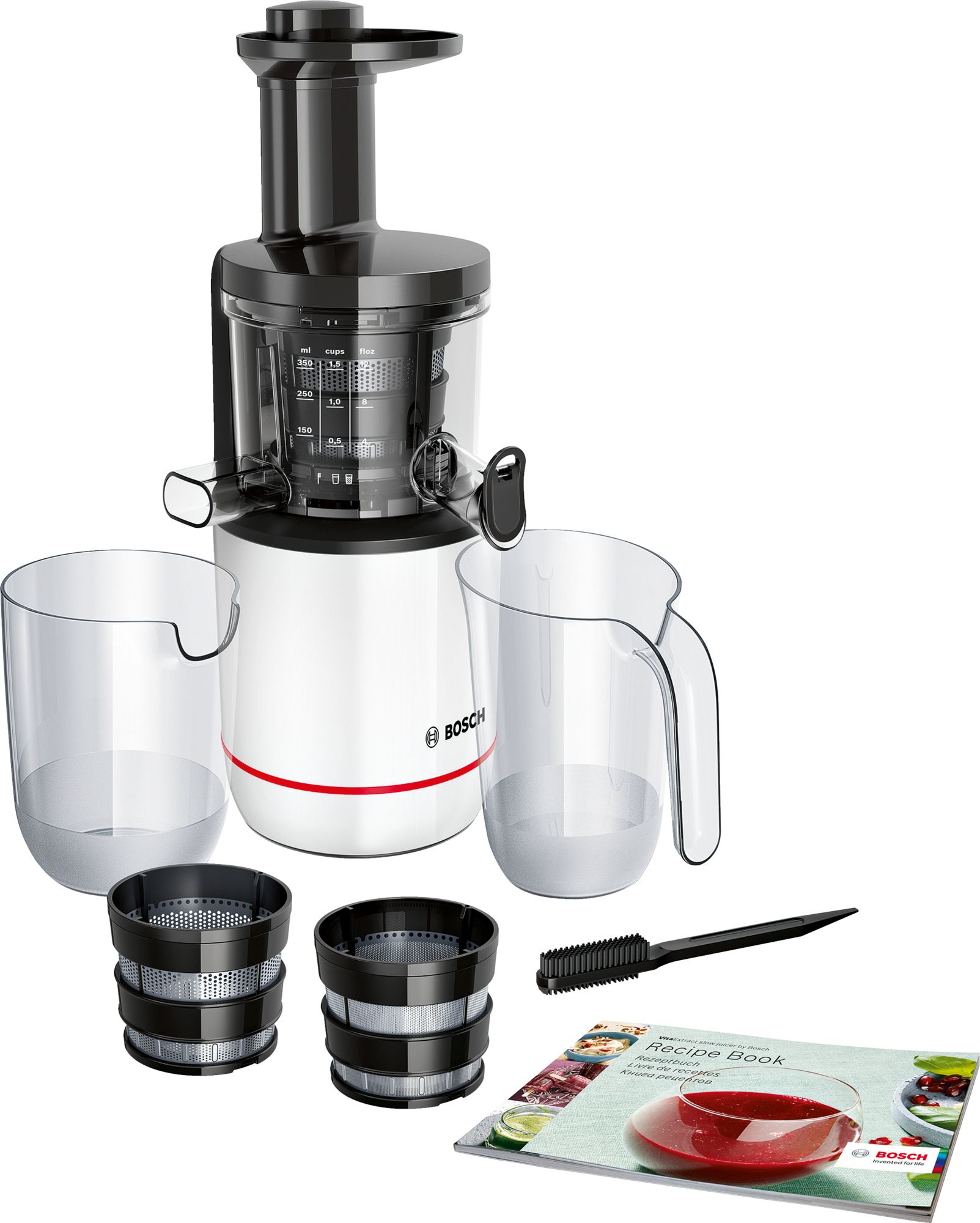 Bosch Slow juicer VitaExtract 150 W Vit, svart MESM500W
