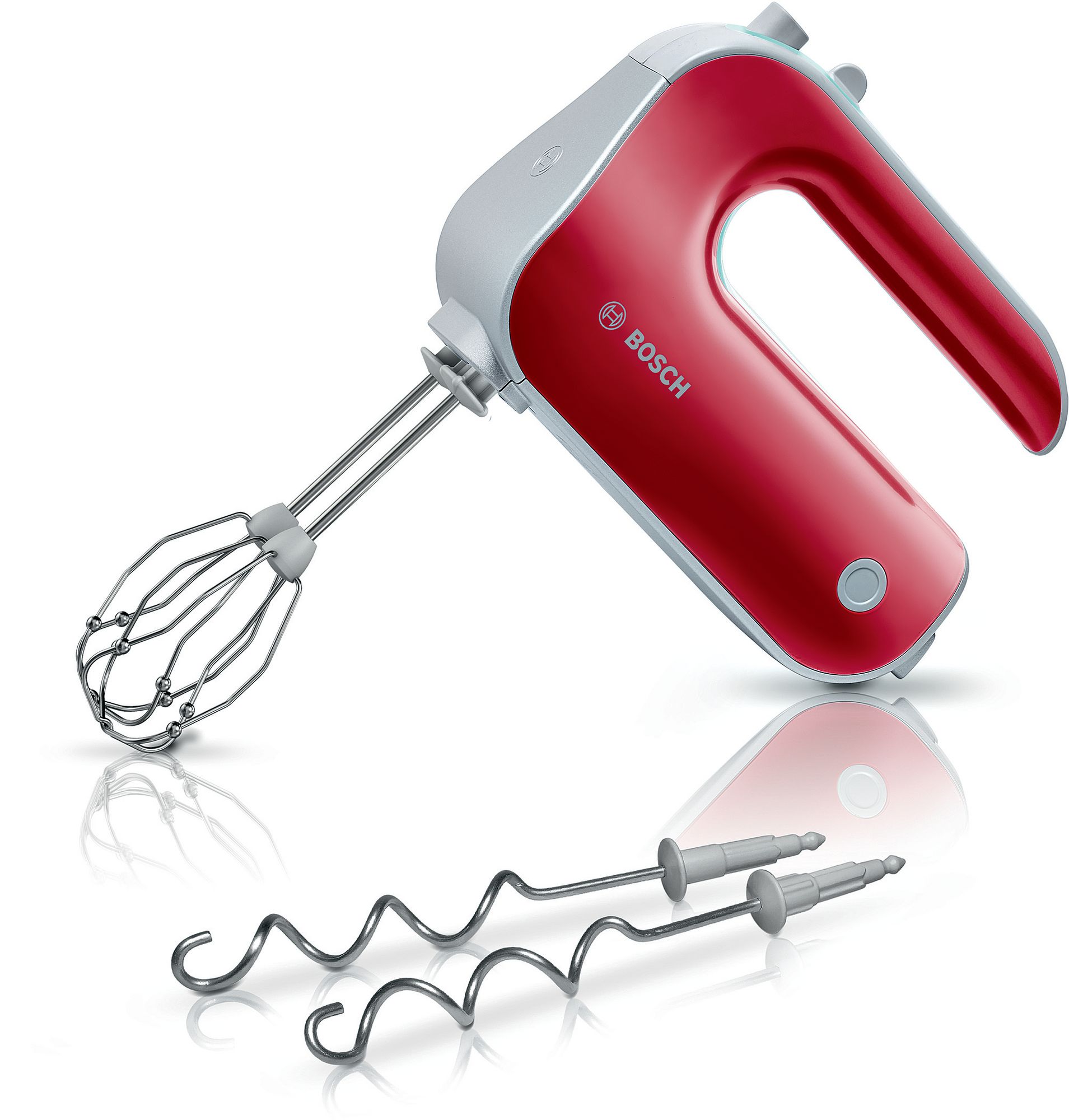Bosch Elvisp Styline Colour 500 W Röd, silver MFQ40303