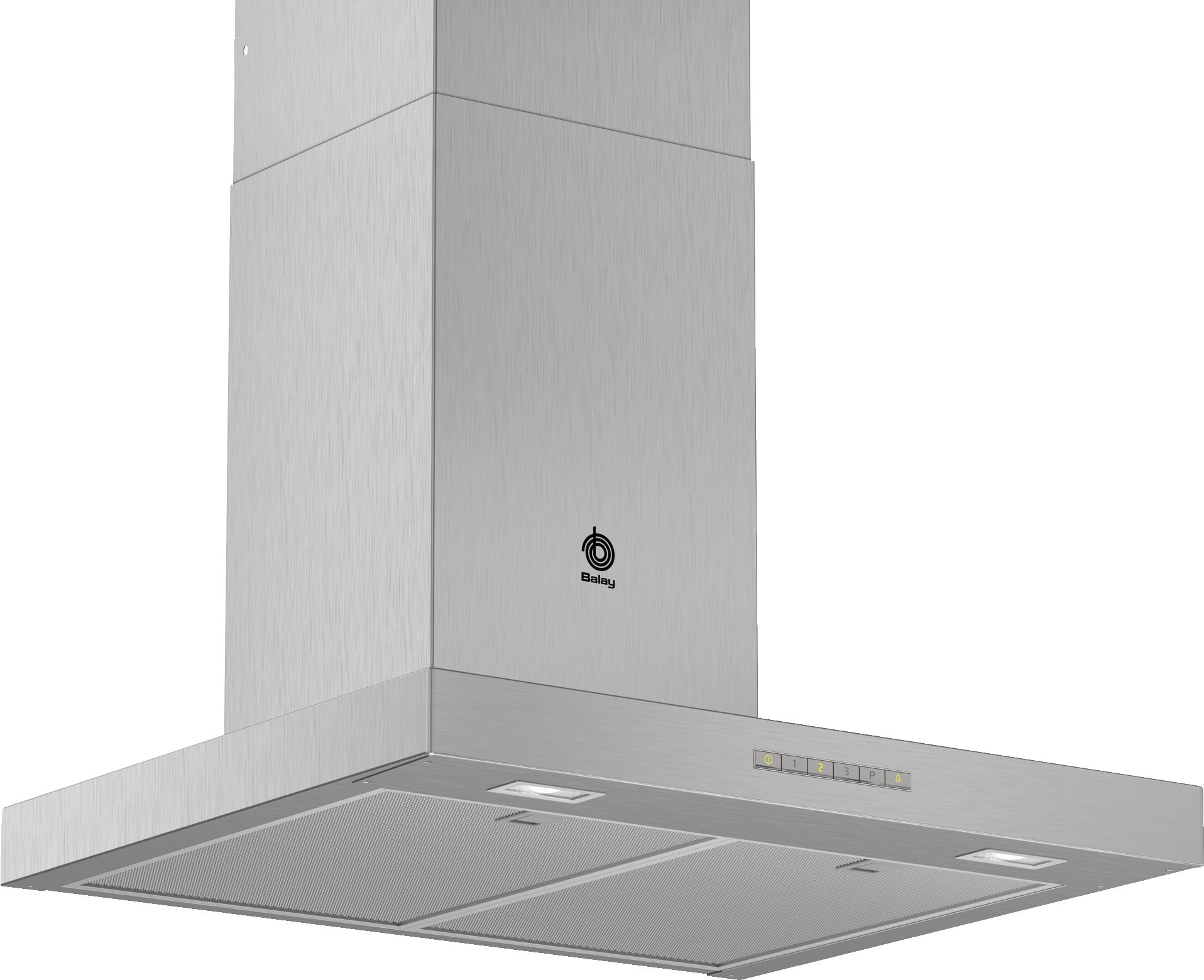 Campana decorativa - Balay 3BC067EX, 450 m³/h, Control electrónico, iluminación LED, 60 cm, Inox – imagen 4