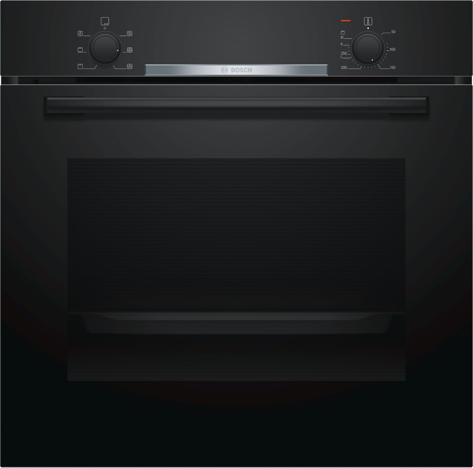 Bosch Inbyggnadsugn 60 x 60 cm Svart HBA530BB0S Serie 2