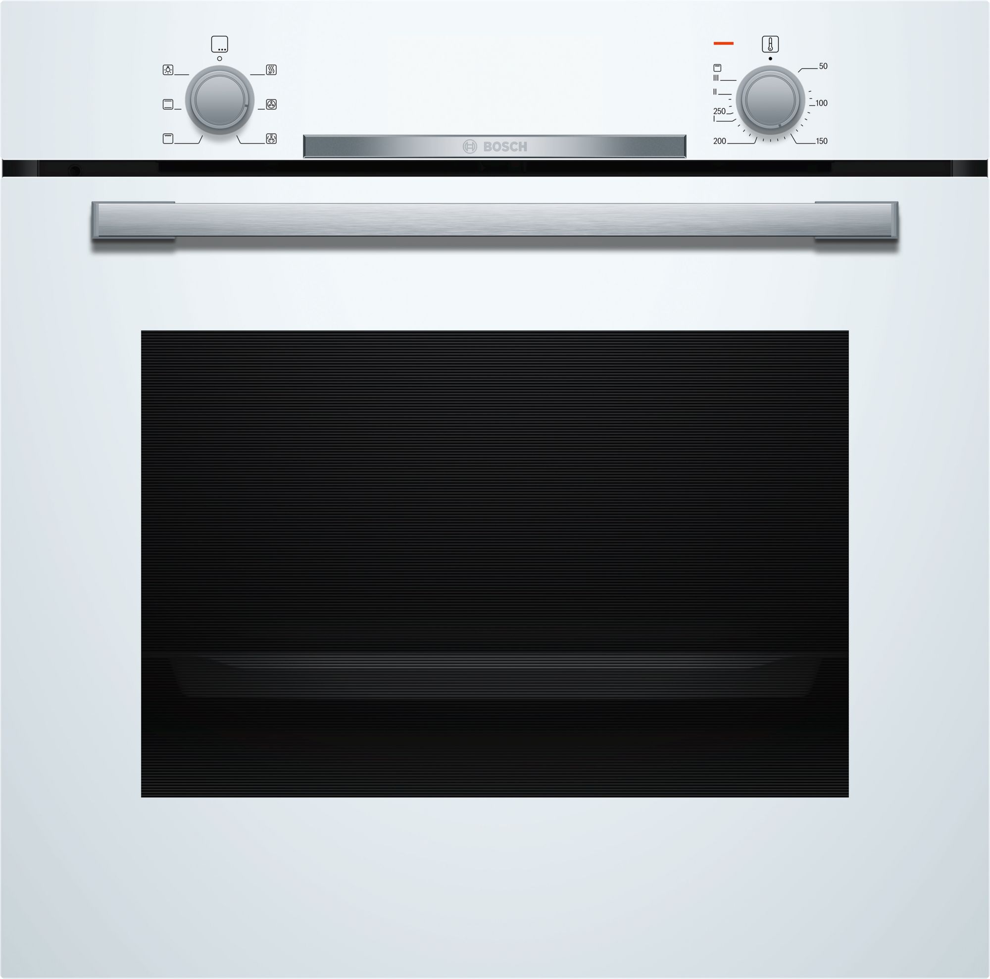 Bosch Inbyggnadsugn 60 x 60 cm Vit HBA530BW0S Serie 2