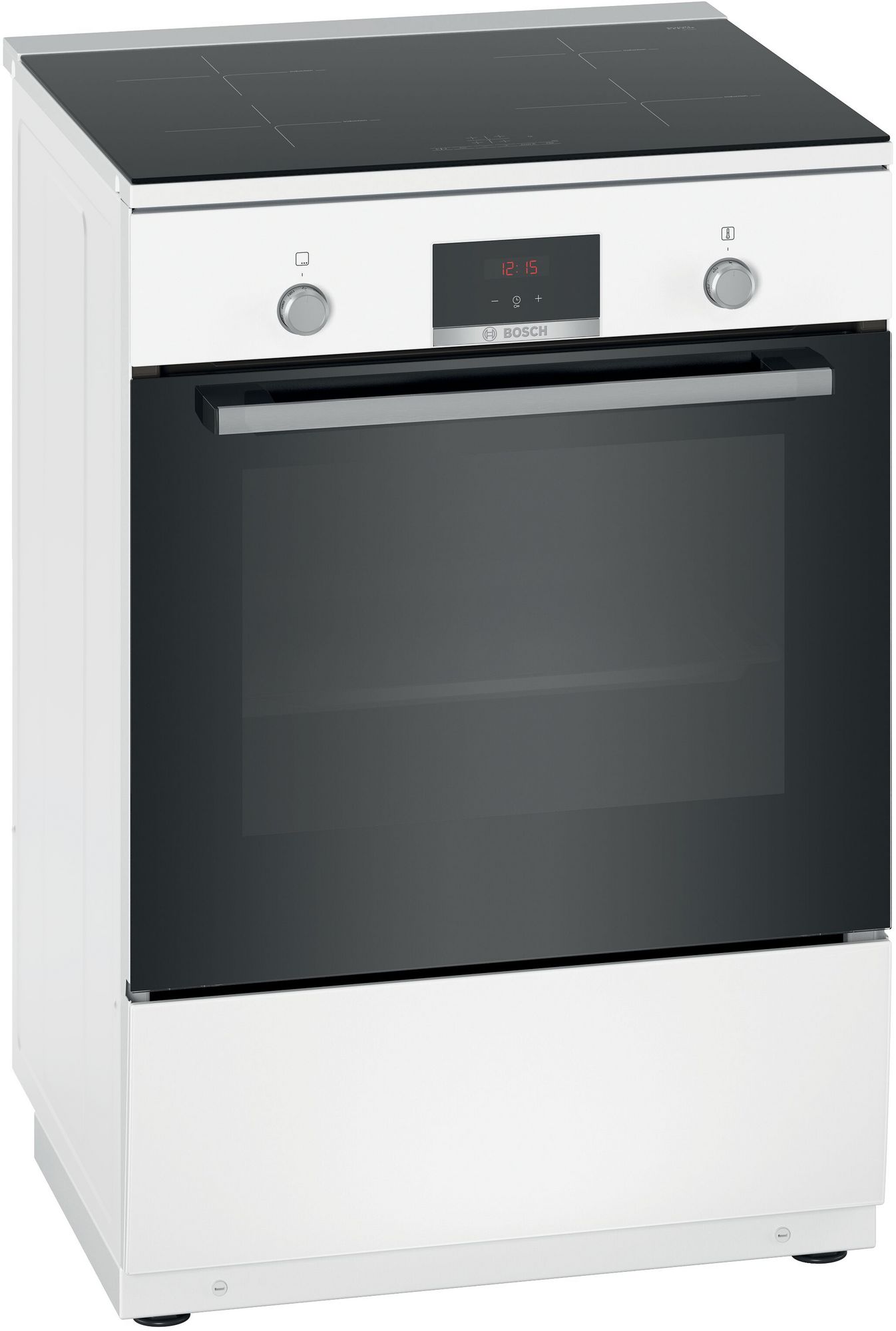 Bosch Spis med induktionshäll Vit HLN39A020 Serie 4