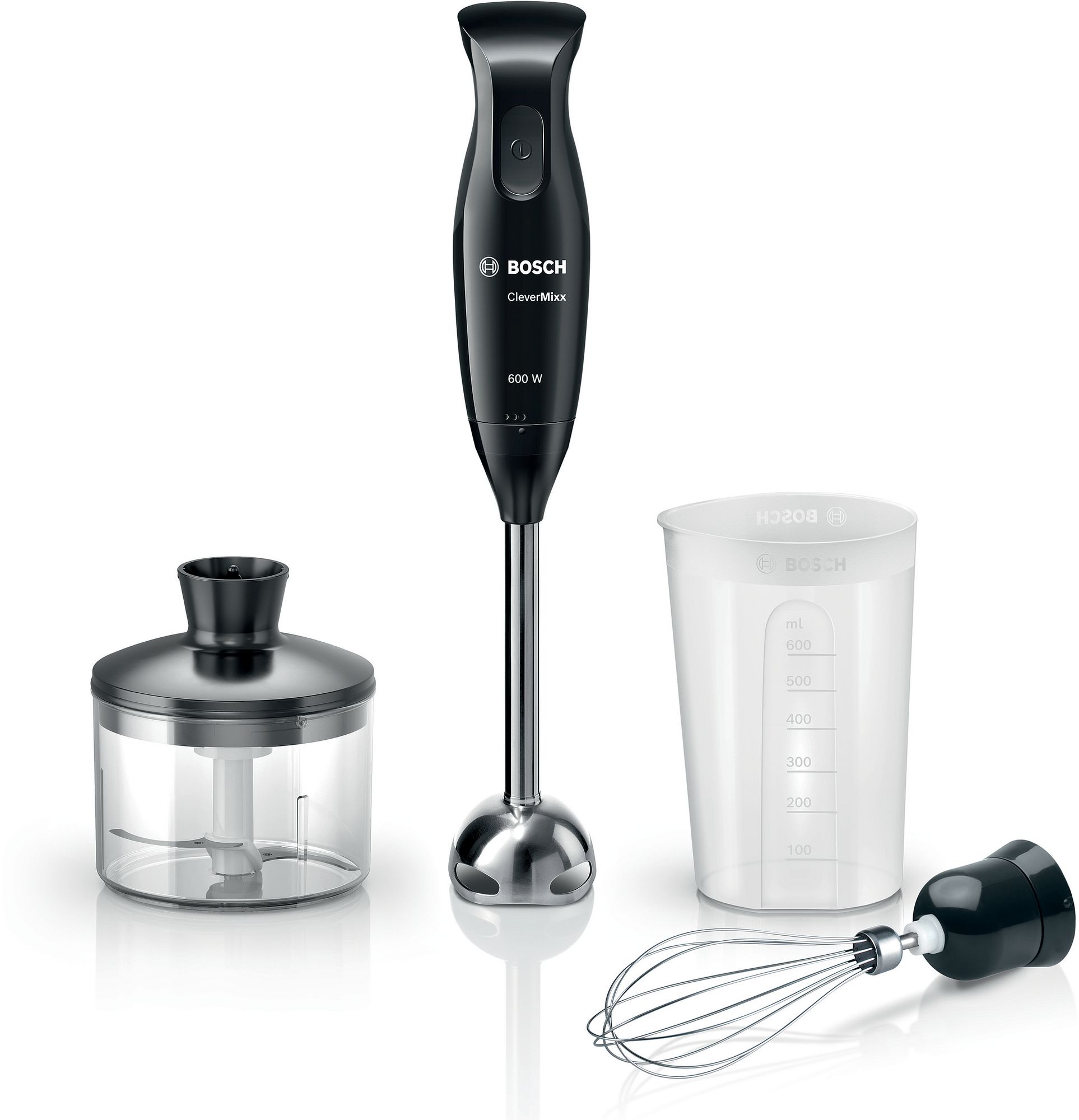 Bosch Stavmixer CleverMixx 600 W Svart, antracit MSM2650B