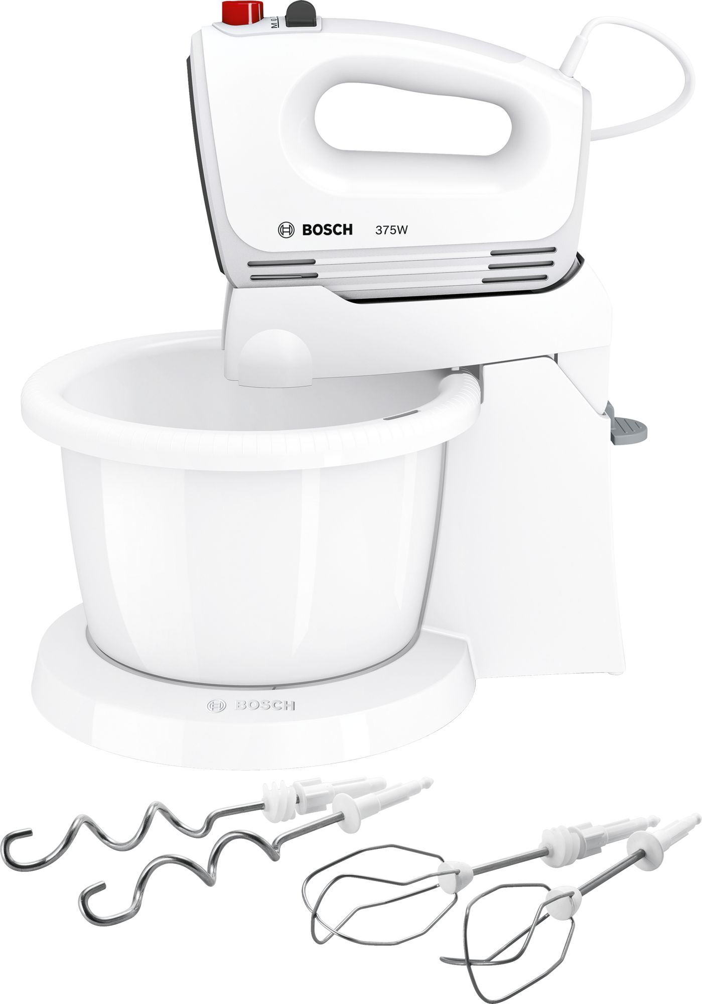 Bosch Elvisp CleverMixx 375 W Vit, mörkgrå MFQ2600G