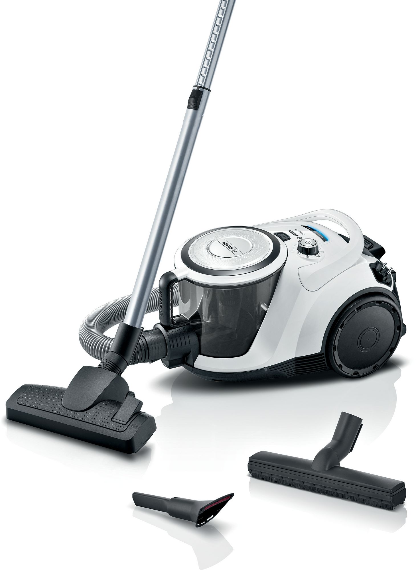Bosch Dammsugare utan påse Vit BGS41K332 Serie 6