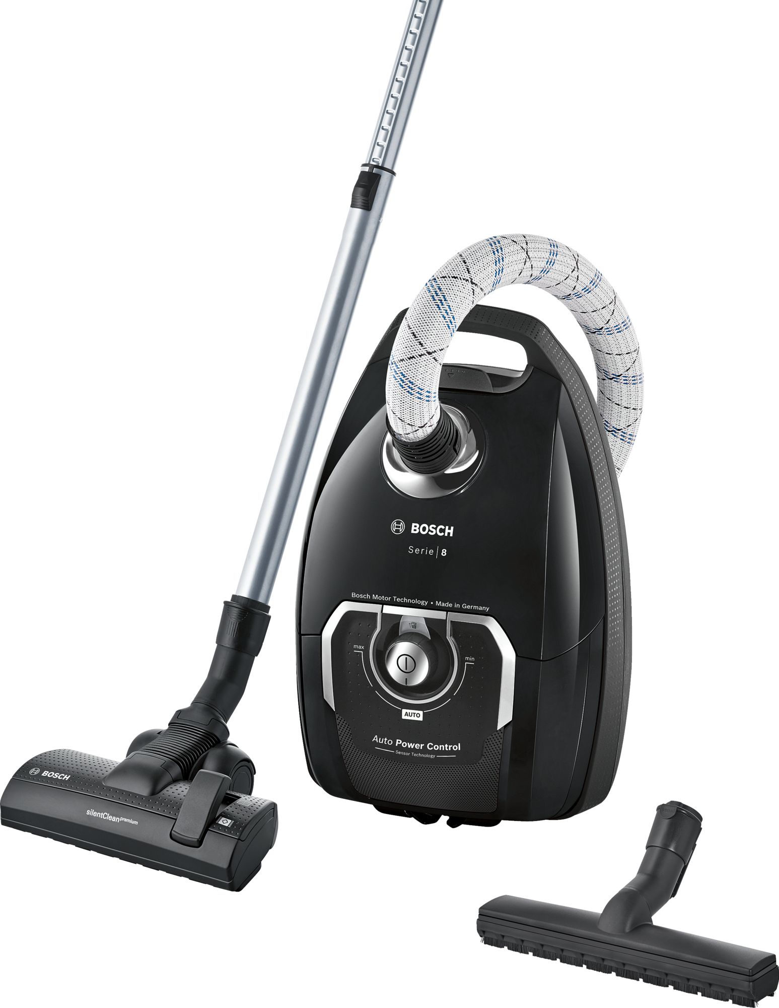Bosch Dammsugare med påse Svart BGL8X329 Serie 8