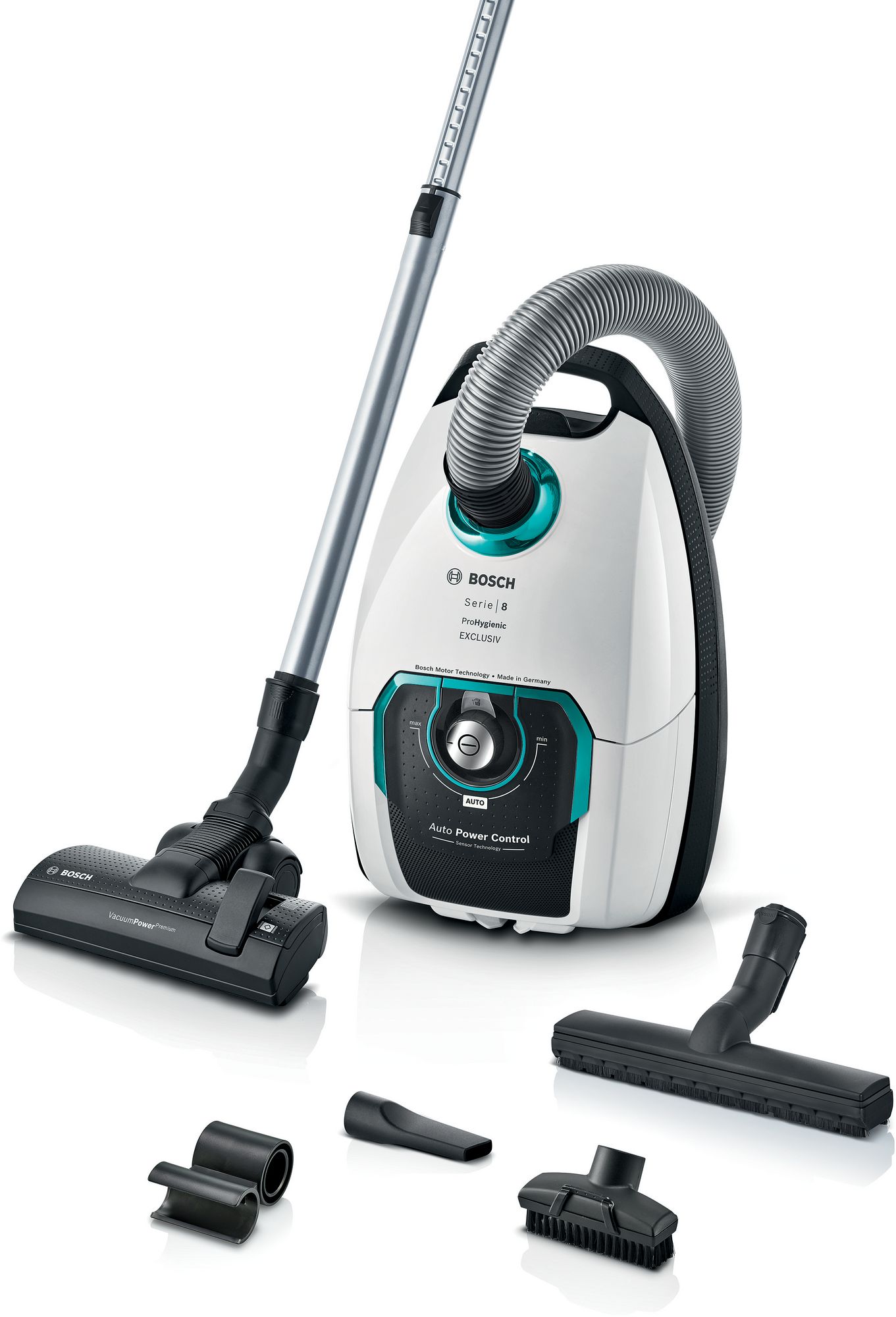 Bosch Dammsugare med påse ProHygienic Vit BGL8HYG1 Serie 8