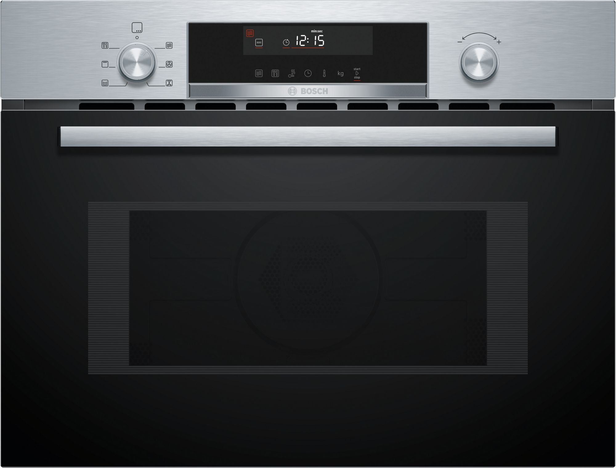 Bosch Serie 6 Horno compacto con microondas Acero inoxidable CMA585GS1