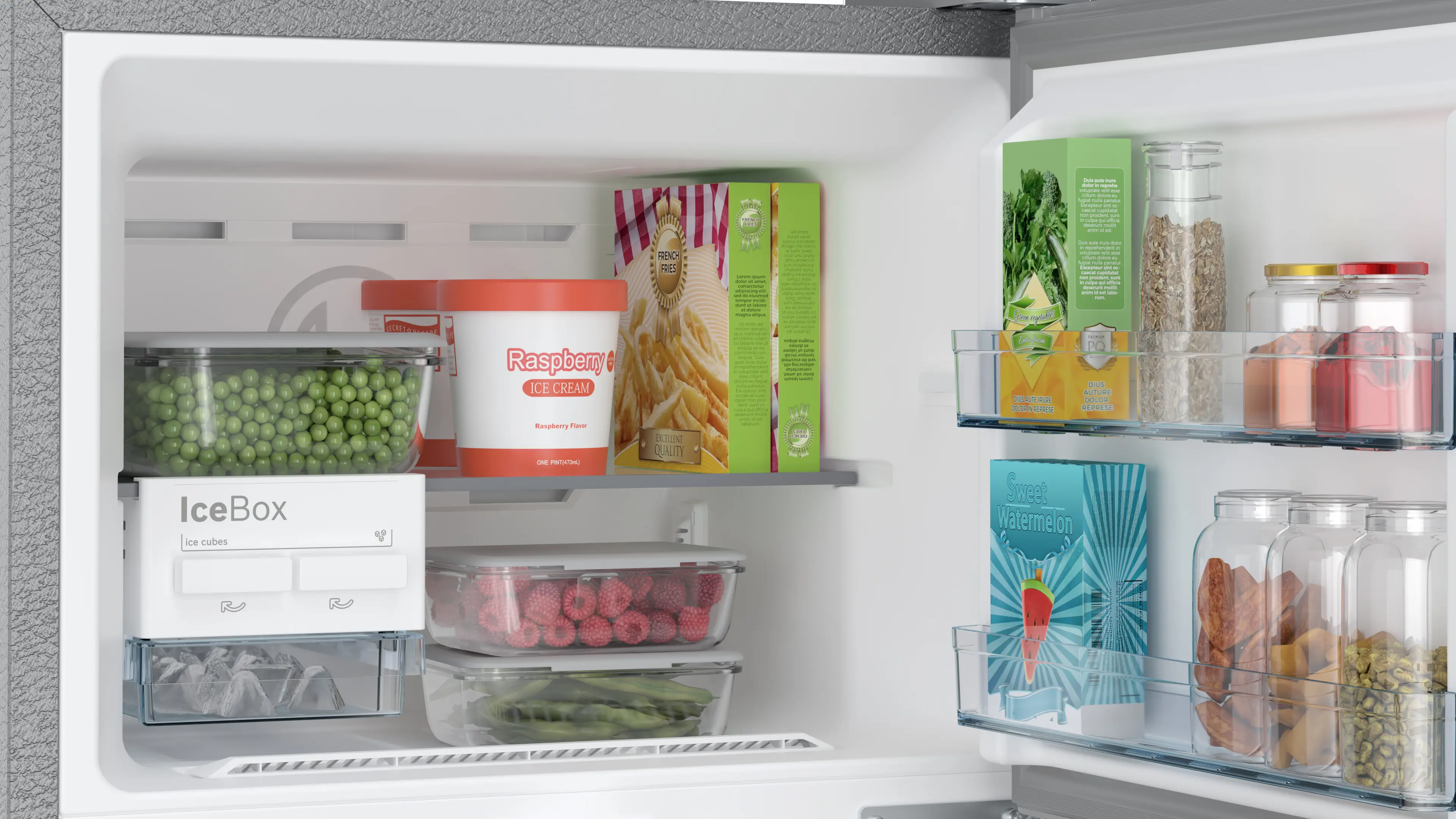 しろページ CTC27M03NI free-standing fridge-freezer with freezer at top
