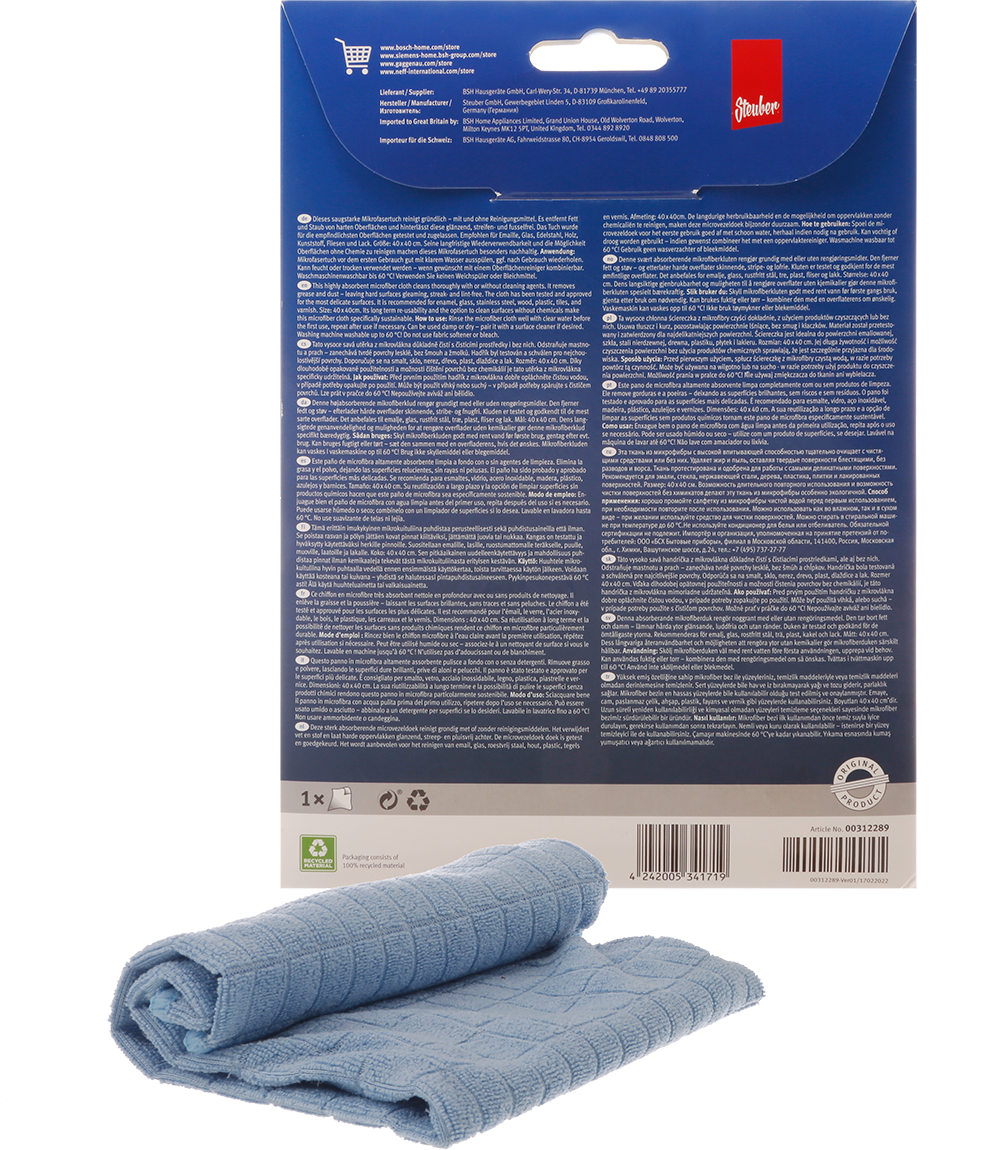 00312289 Cleaning Cloth Microfiber BOSCH US
