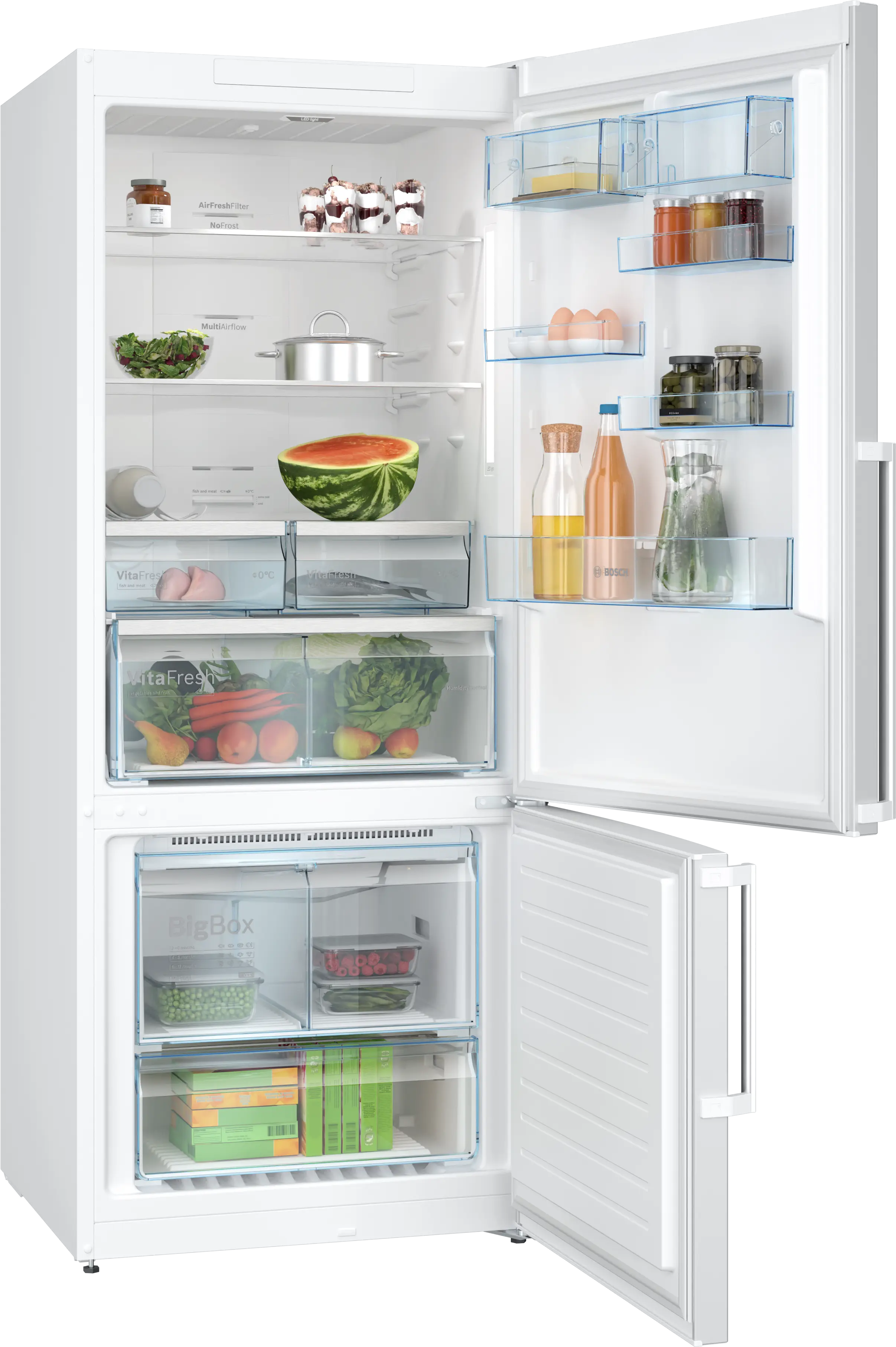 KGN76CWE0N Alttan Donduruculu Buzdolabı | Bosch Ev Aletleri