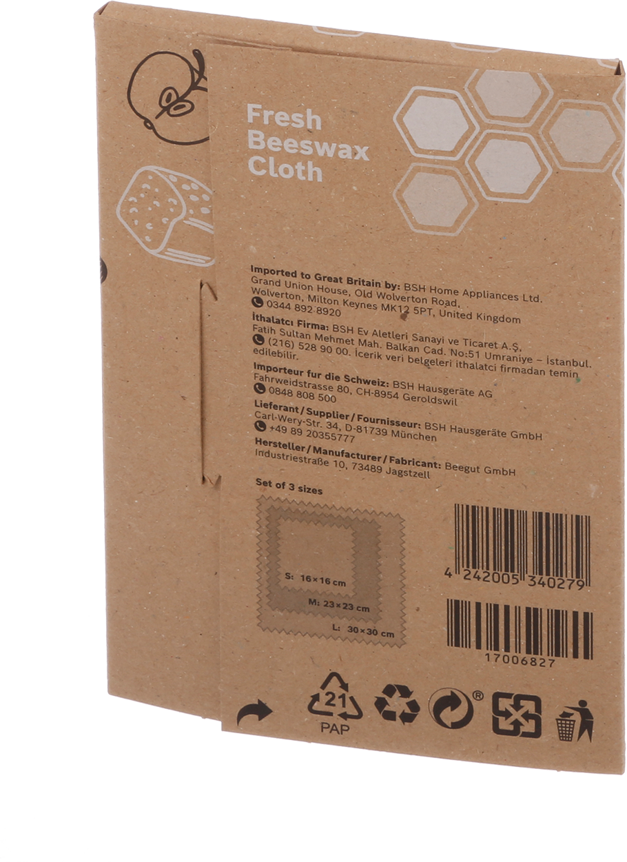 17006827 Beeswax cloth | BOSCH SG