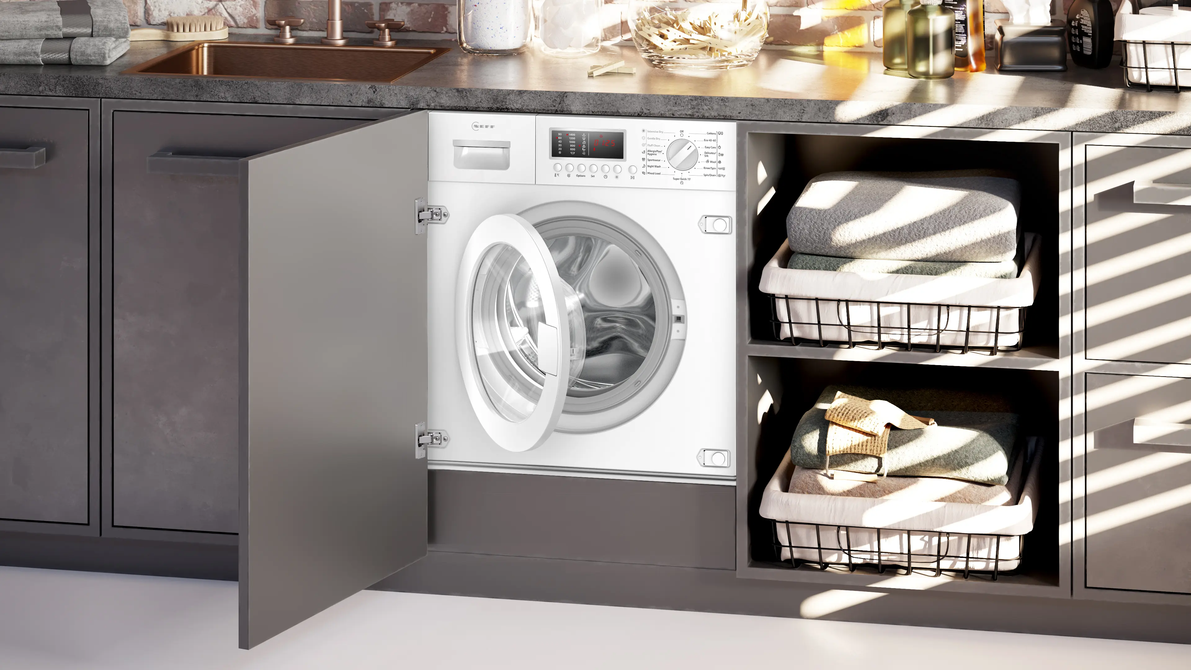 V6540X3EU Mașina de spălat rufe cu uscător | NEFF Electrocasnice
