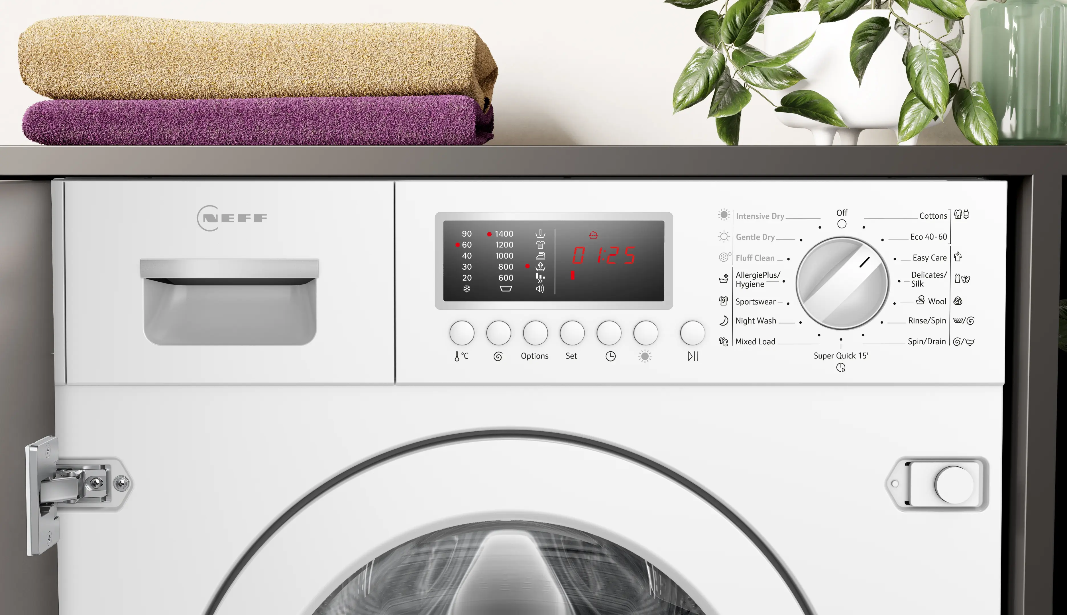 uniページ V6540X3EU Mașina de spălat rufe cu uscător | NEFF Electrocasnice