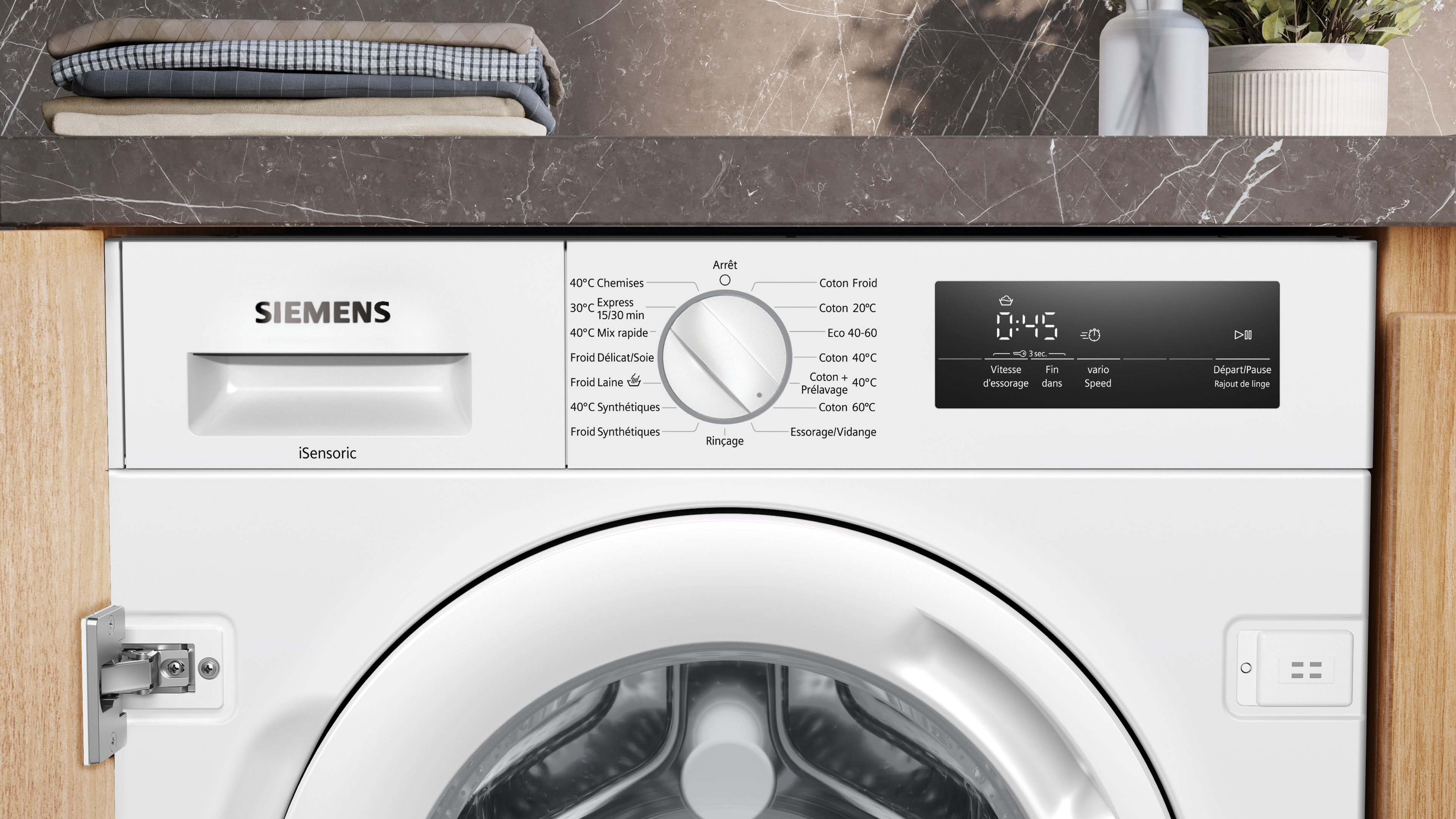 Tambour (aube) Pour Lave-linge Siemens WM12B211FF - Pièce Neuve, Démontée Sur Appareil Neuf Rayé