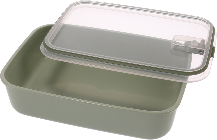 Silikon-Bento-Box Mit 3 Fächern - BPA-frei, Mikrowellengeeignet, Luftdicht, Für Lunch & Aufbewahrung