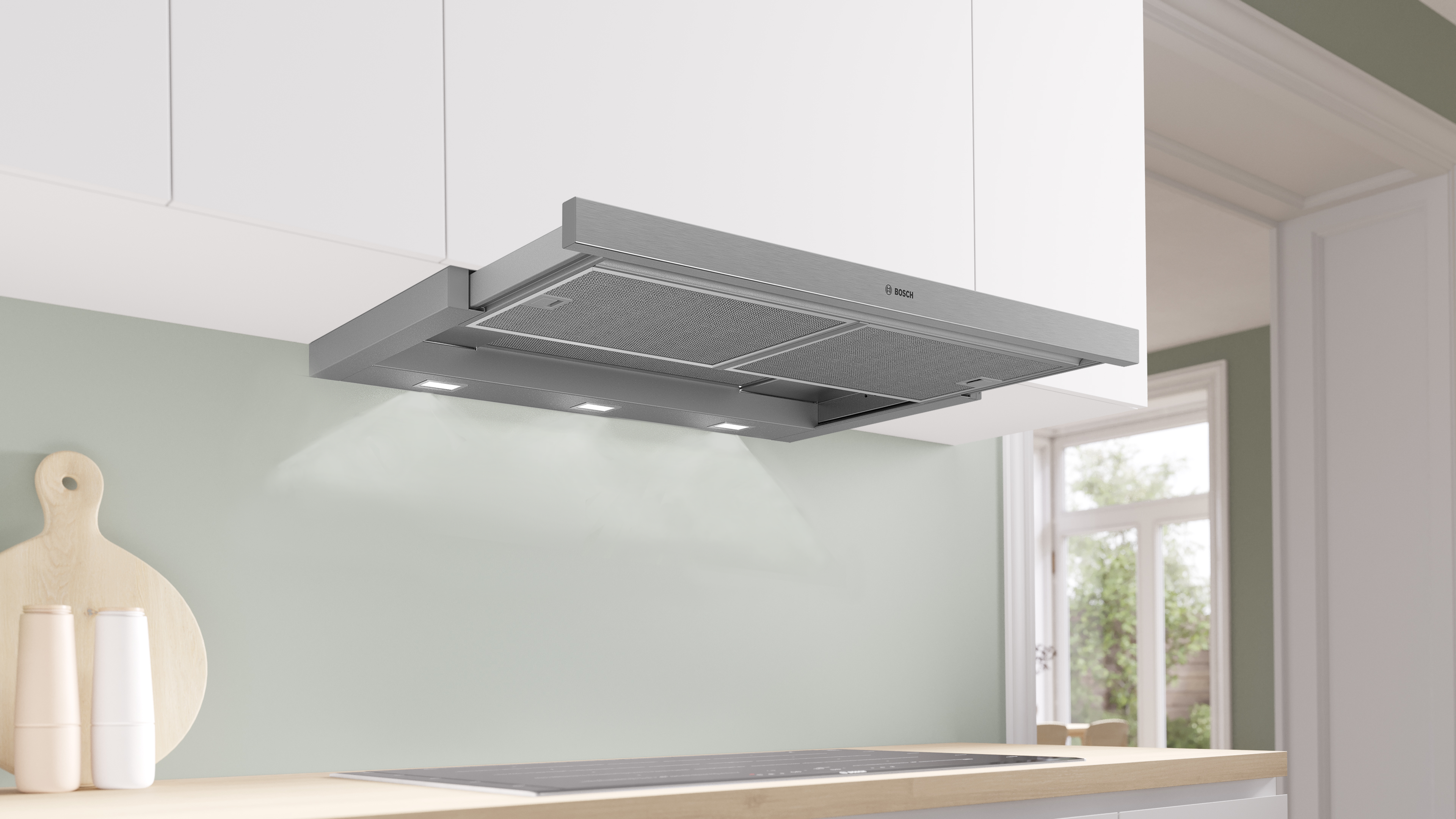 Bosch canopy cooker deals hood