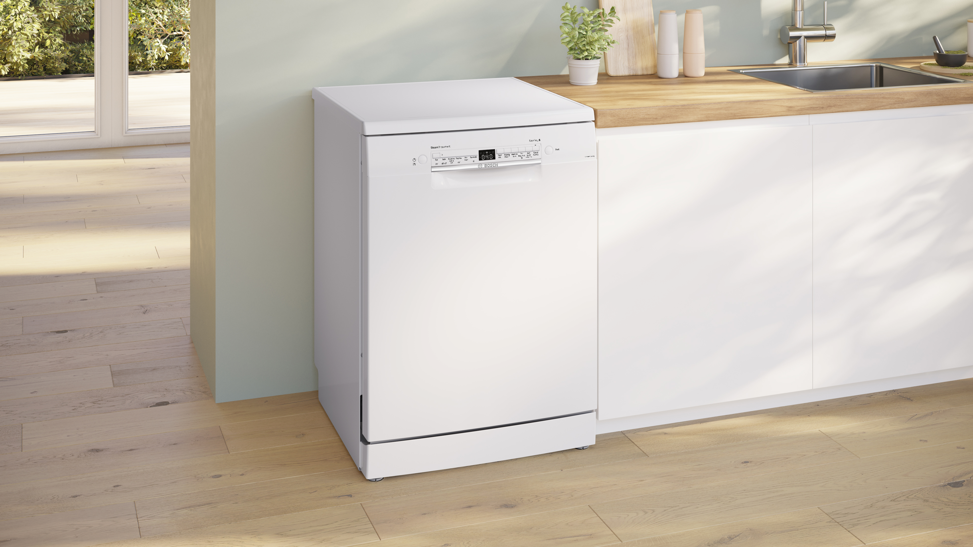 Bosch Vessel Washing Machine SMS6IKW01I Bosch Free-standing