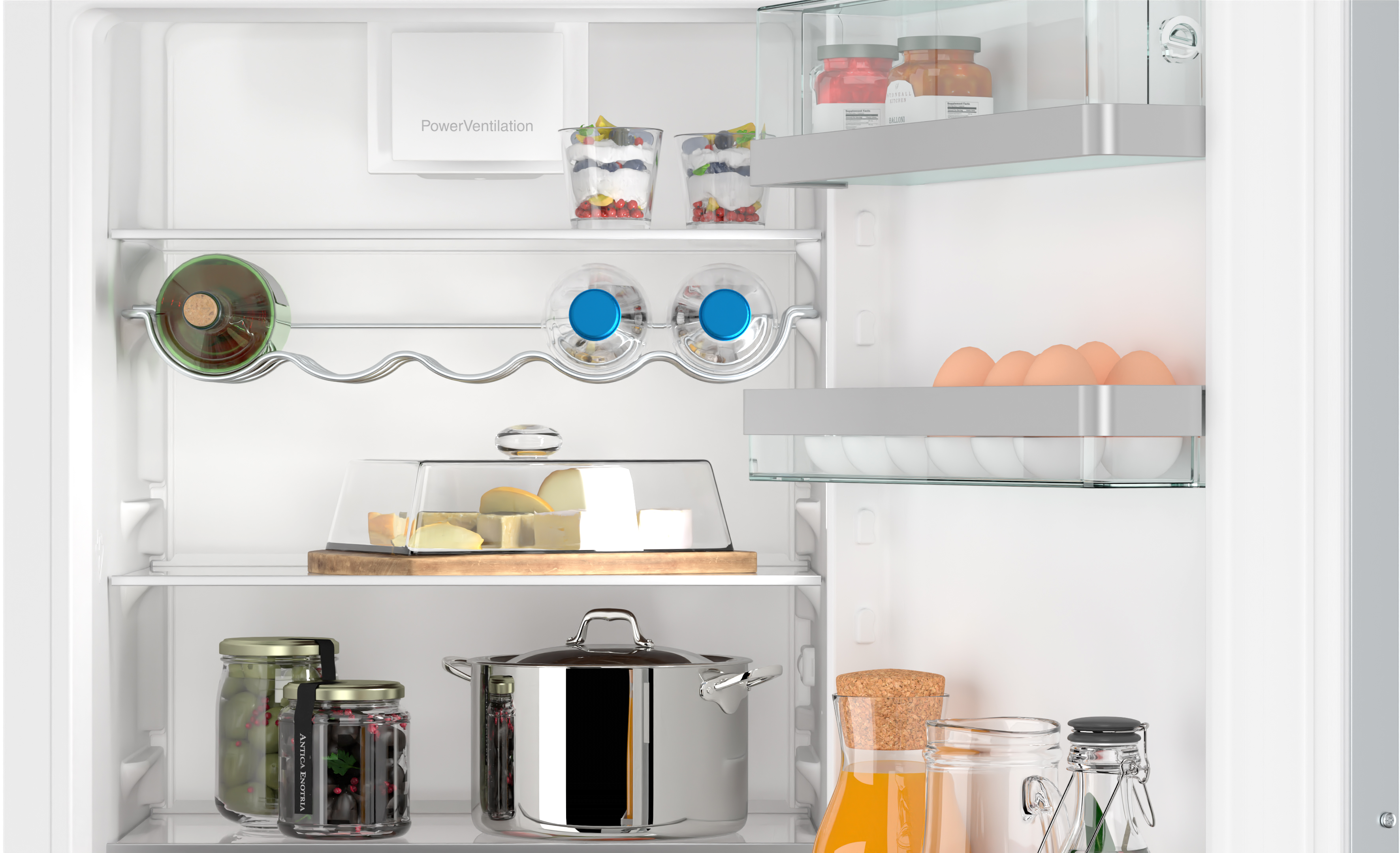 KI86NHFD0K built-in fridge-freezer with freezer at bottom | SIEMENS HK