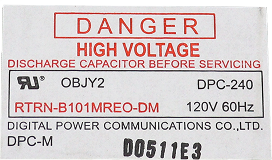 Transformar Label 00658484 Transformer | THERMADOR US