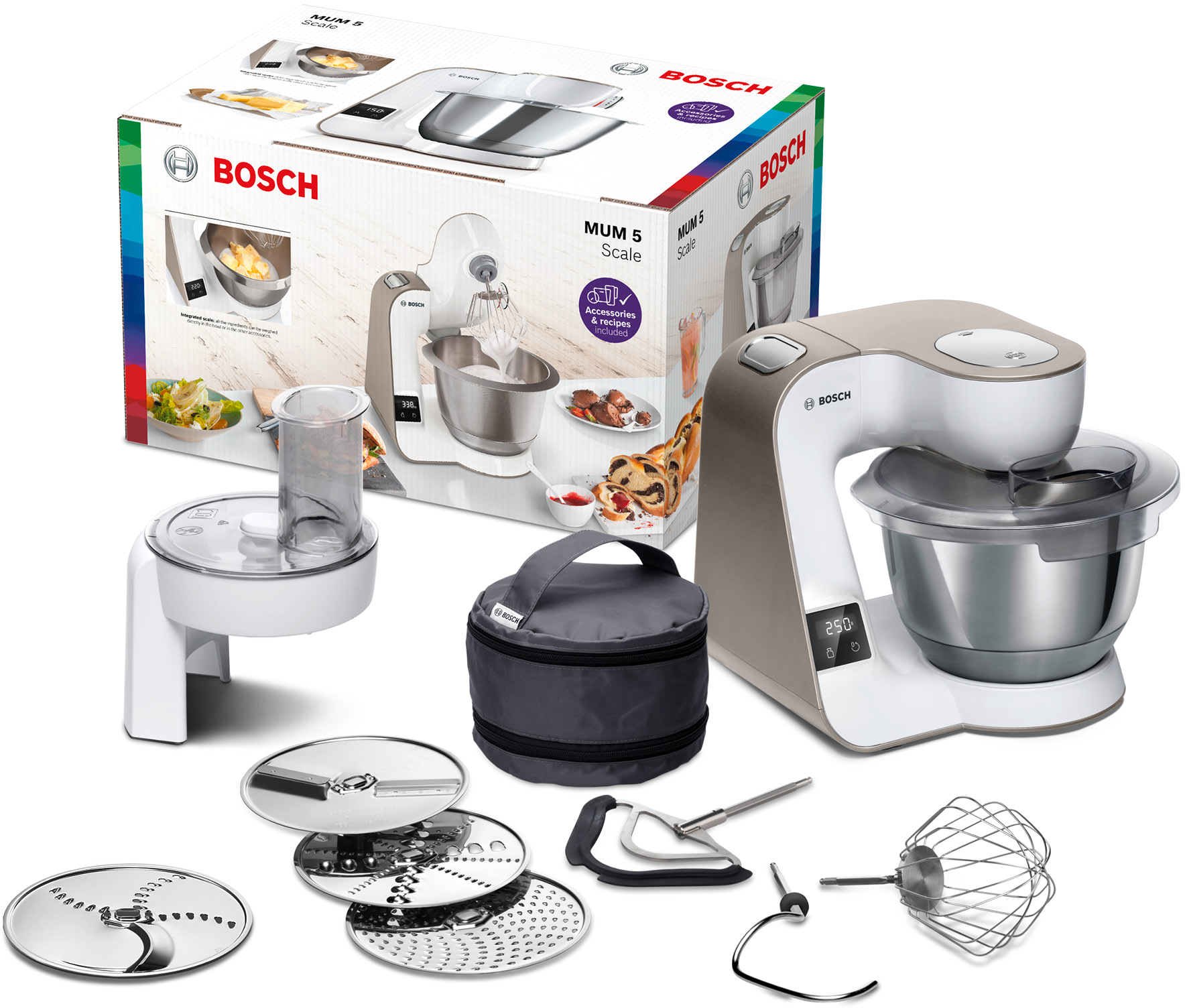 MUM5XW10 Κουζινομηχανή με ψηφιακή ζυγαριά | BOSCH GR