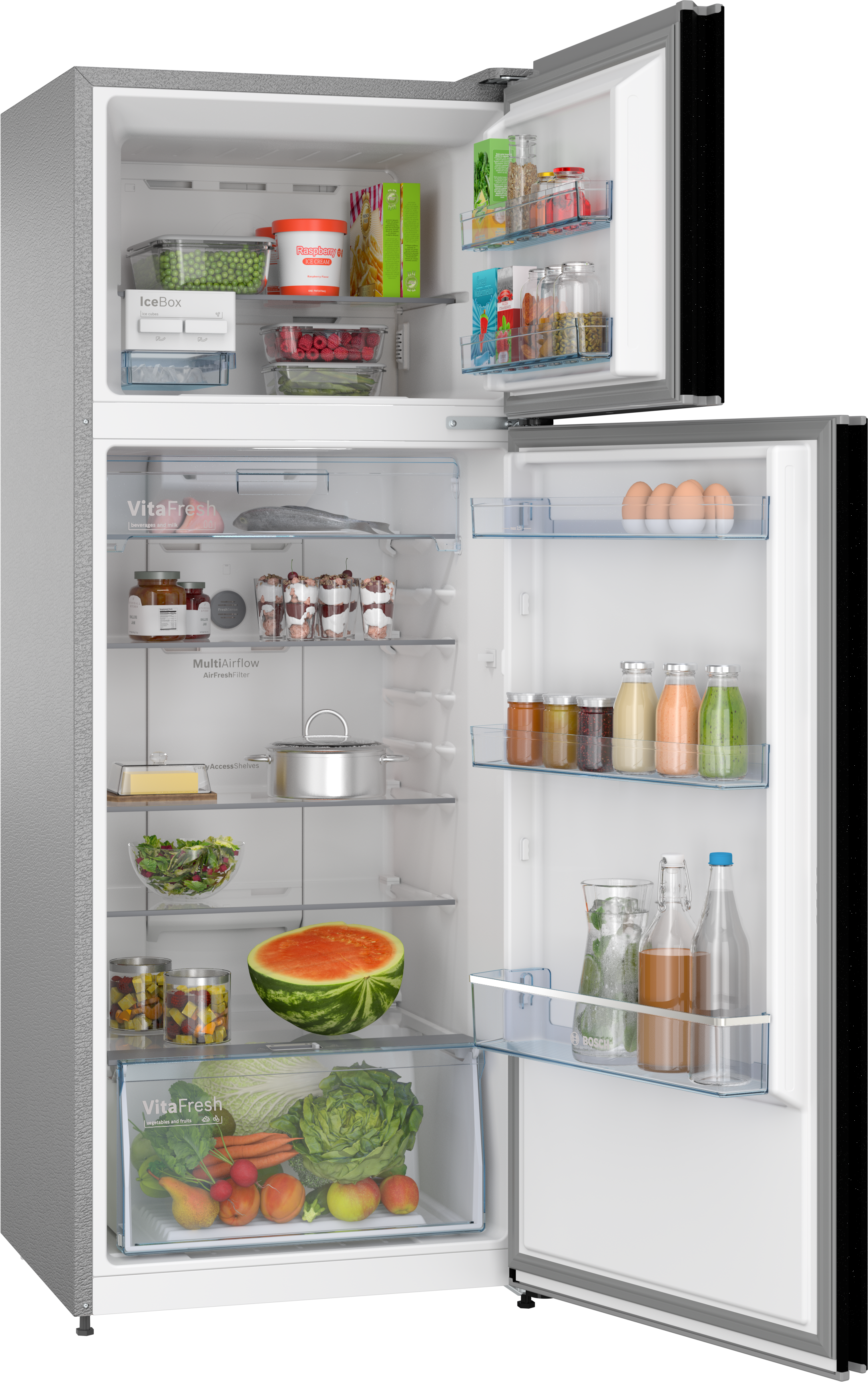 CTC35K22N7 Free-standing fridge-freezer with freezer at top | BOSCH ID