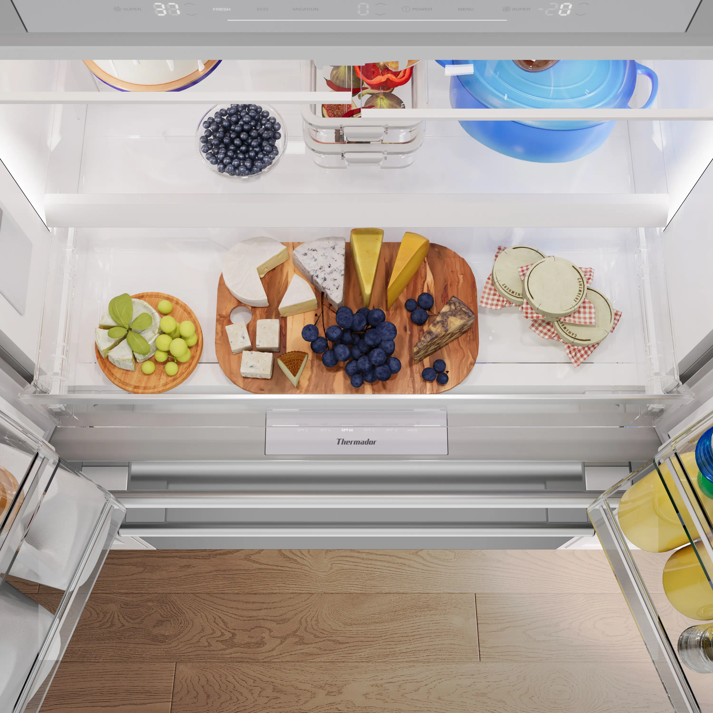 T36FL810NS Freestanding French Door Bottom Mount Refrigerator