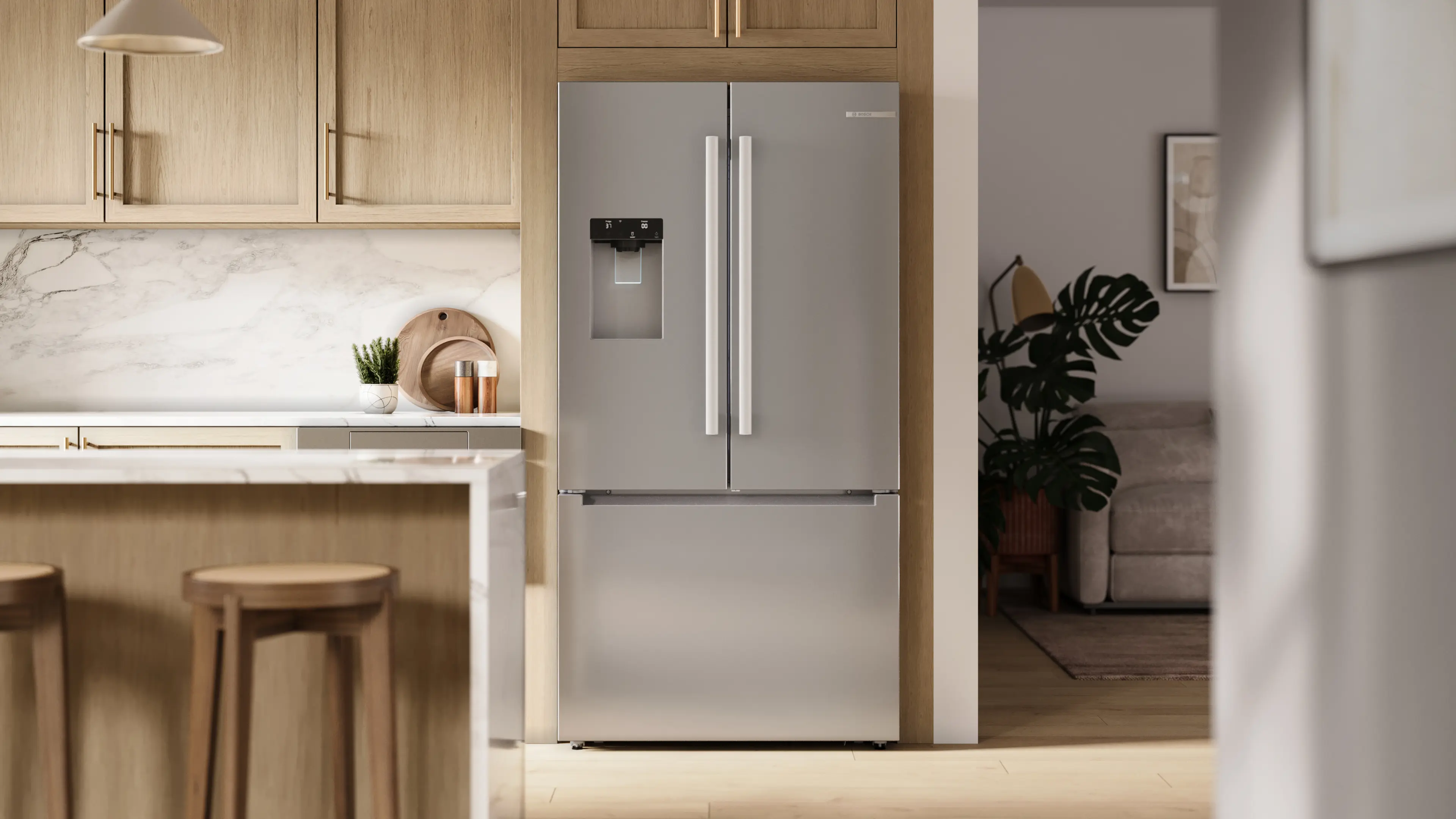 B36CD30ENS French Door Bottom Mount Refrigerator | BOSCH US