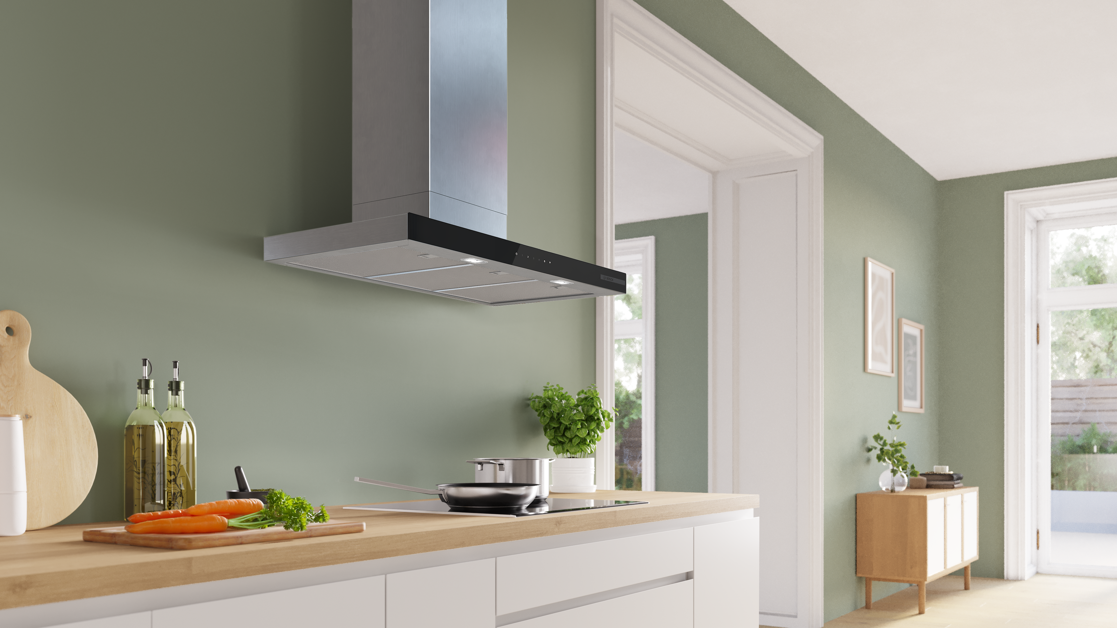 DWB97DN30A Wall-mounted canopy rangehood | BOSCH NZ