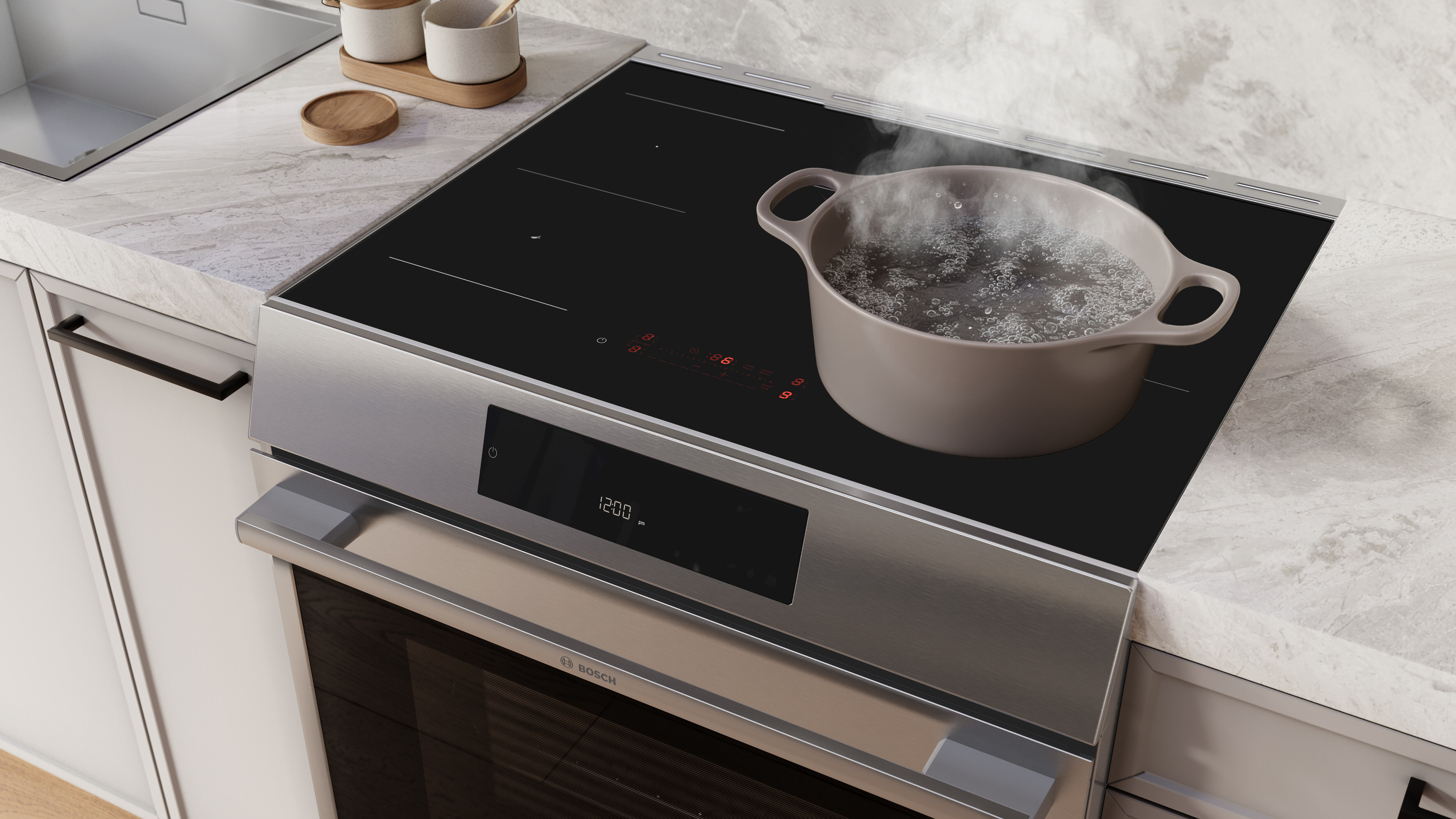 HIF5050MC Induction Freestanding Range | BOSCH CA