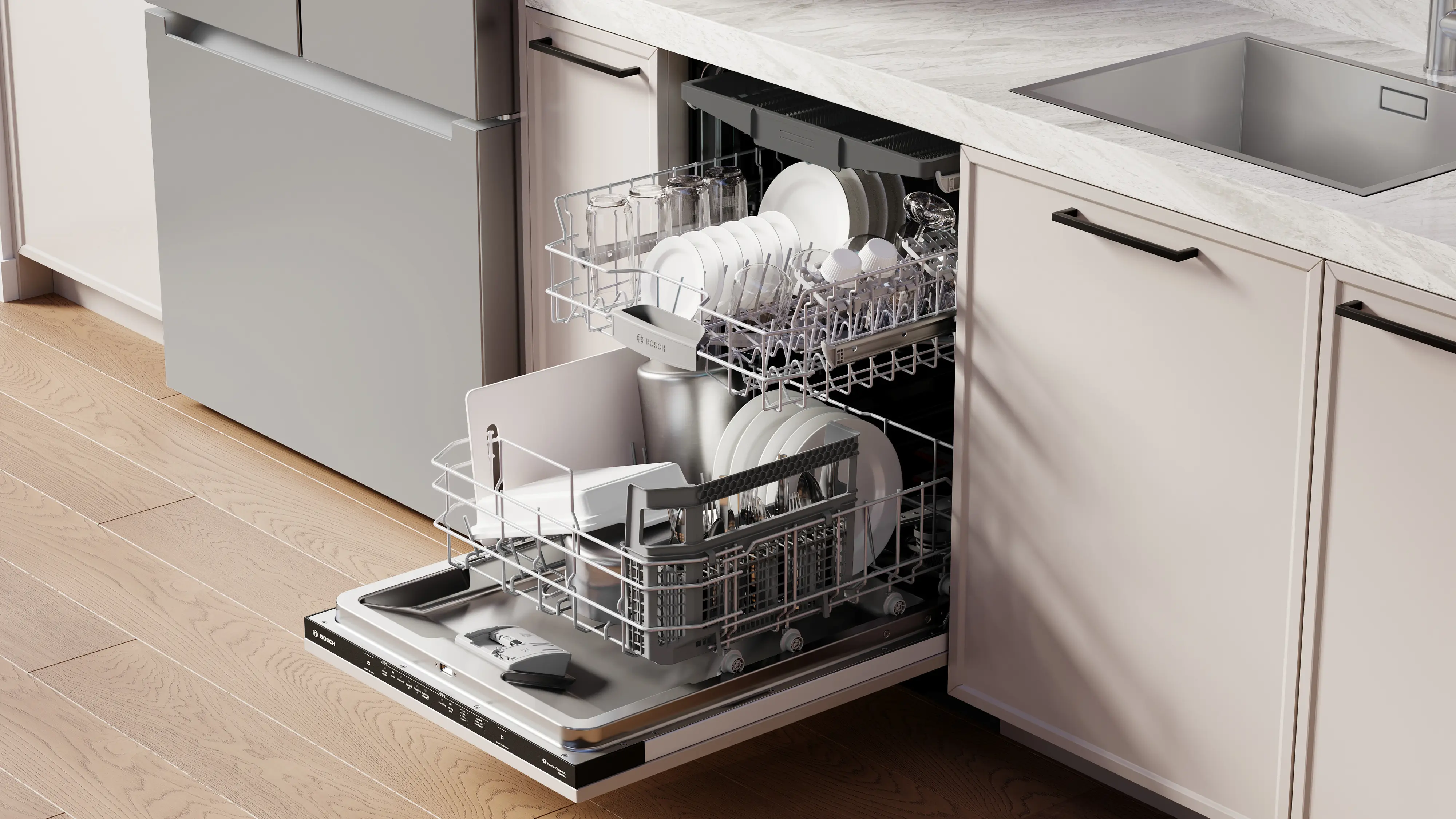 SHV53EM3N Built-in Dishwasher (Custom Panel Ready) | BOSCH US