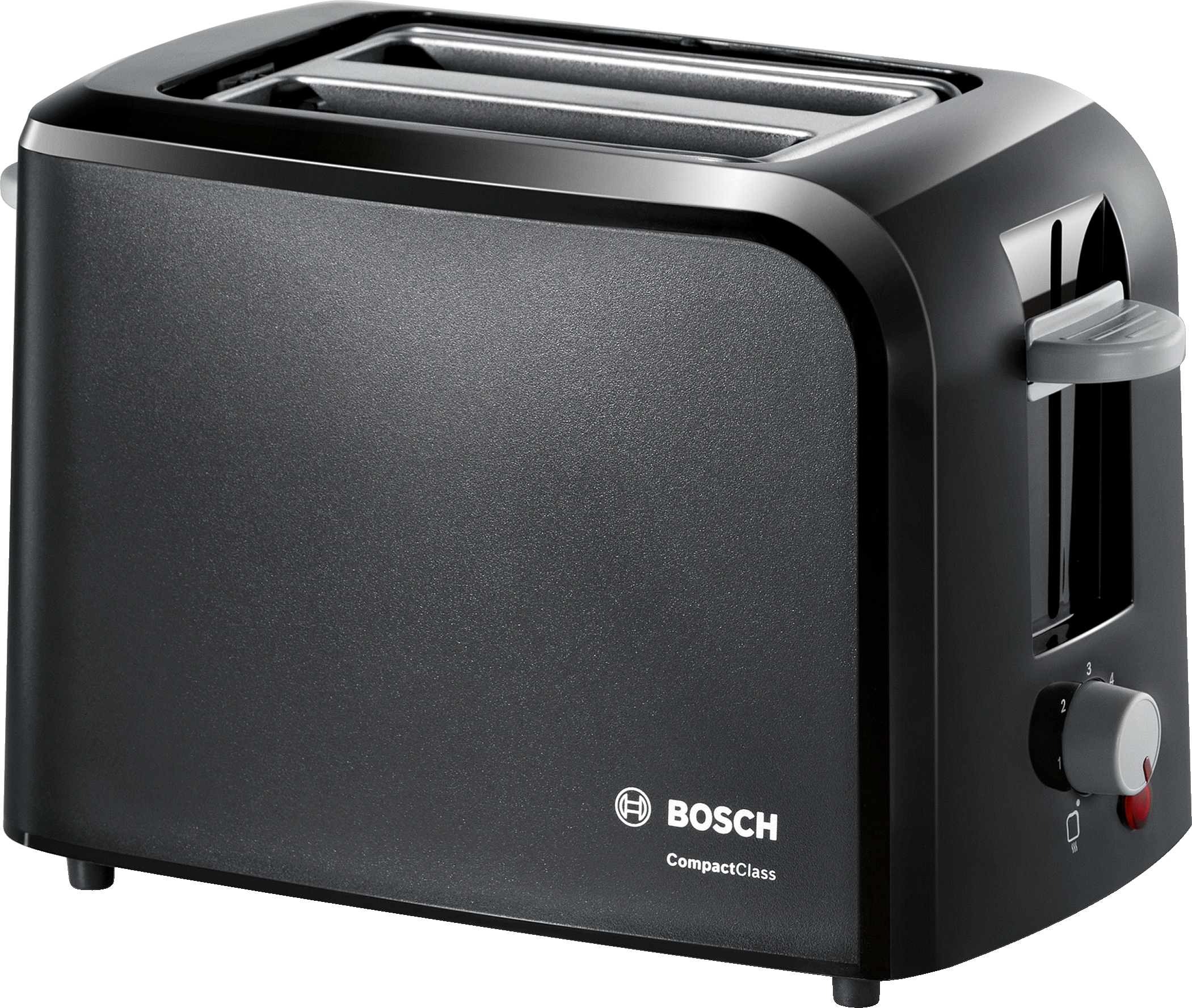 TAT3A013 Prăjitor pâine compact, Compact Class Black Bosch, 980W, Negru