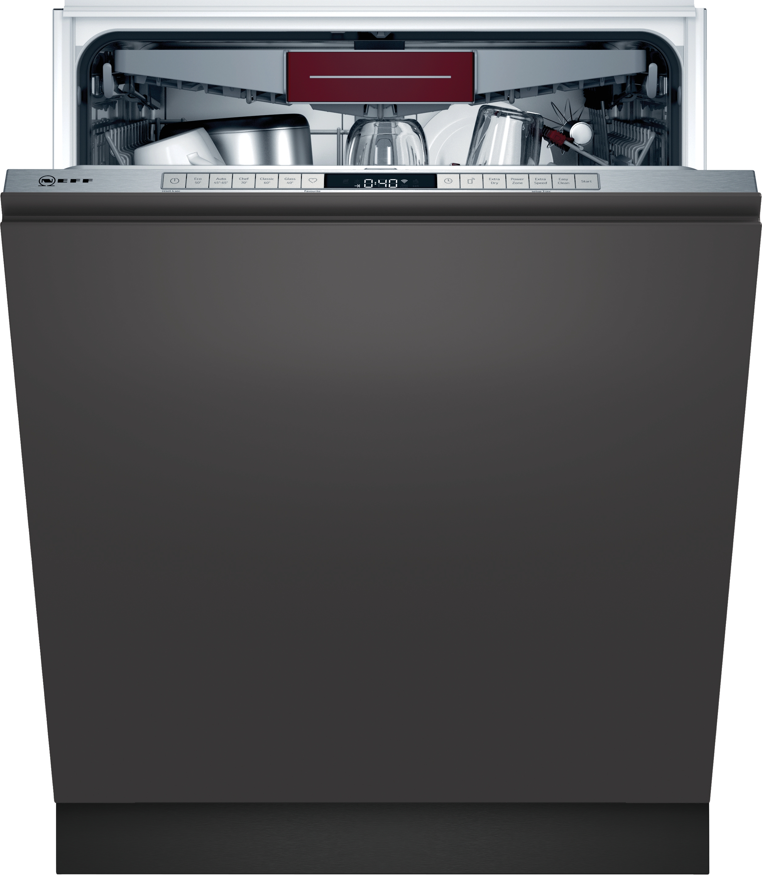 S175ECX12E N 50, Mașina de spălat vase NEFF complet încorporabilă 5 ANI GARANTIE, 14 seturi, 6, 59.8cm, D