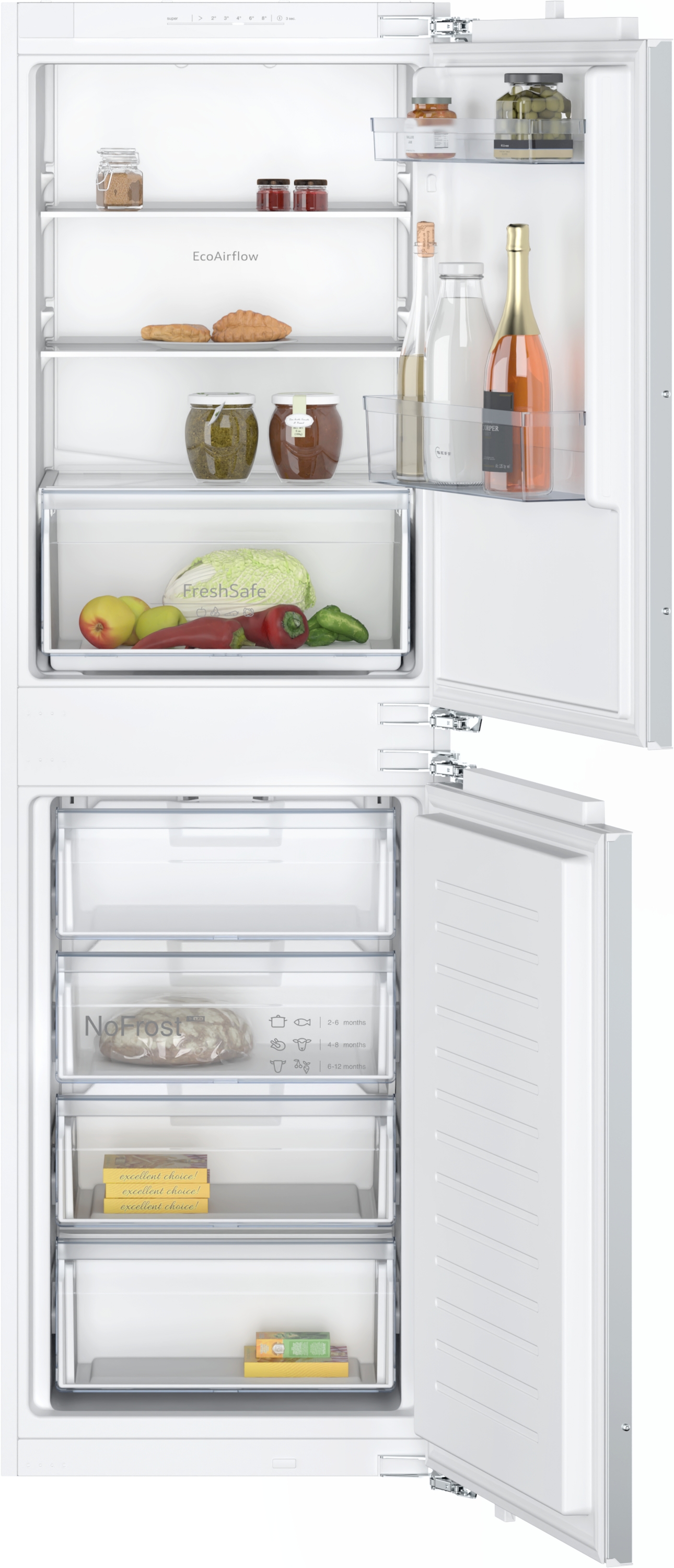 neff stainless steel fridge freezer