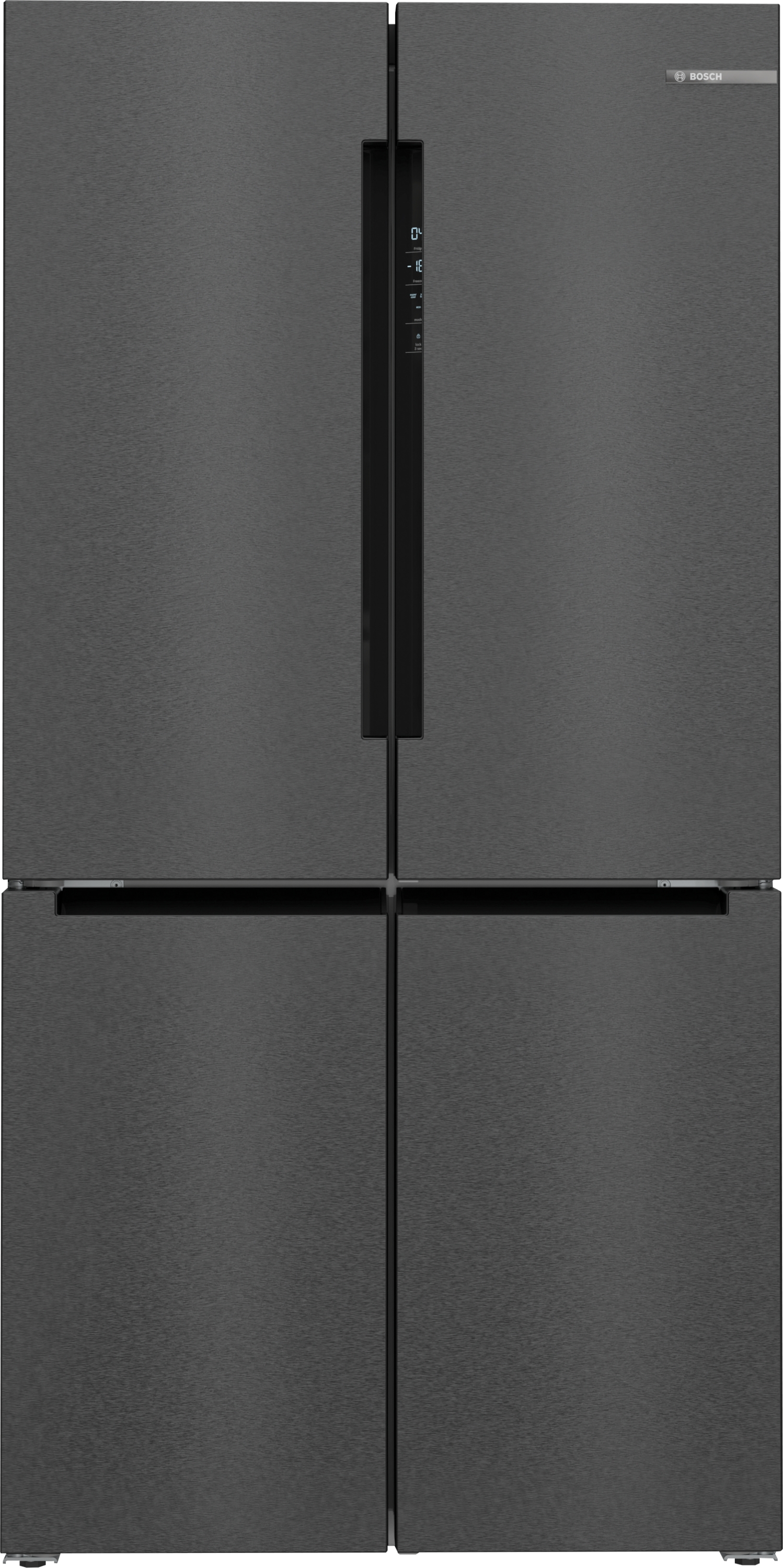 KFN96AXEA Combină frigorifică MultiDoor, 183 x 91 cm, Black stainless steel,seria 6 