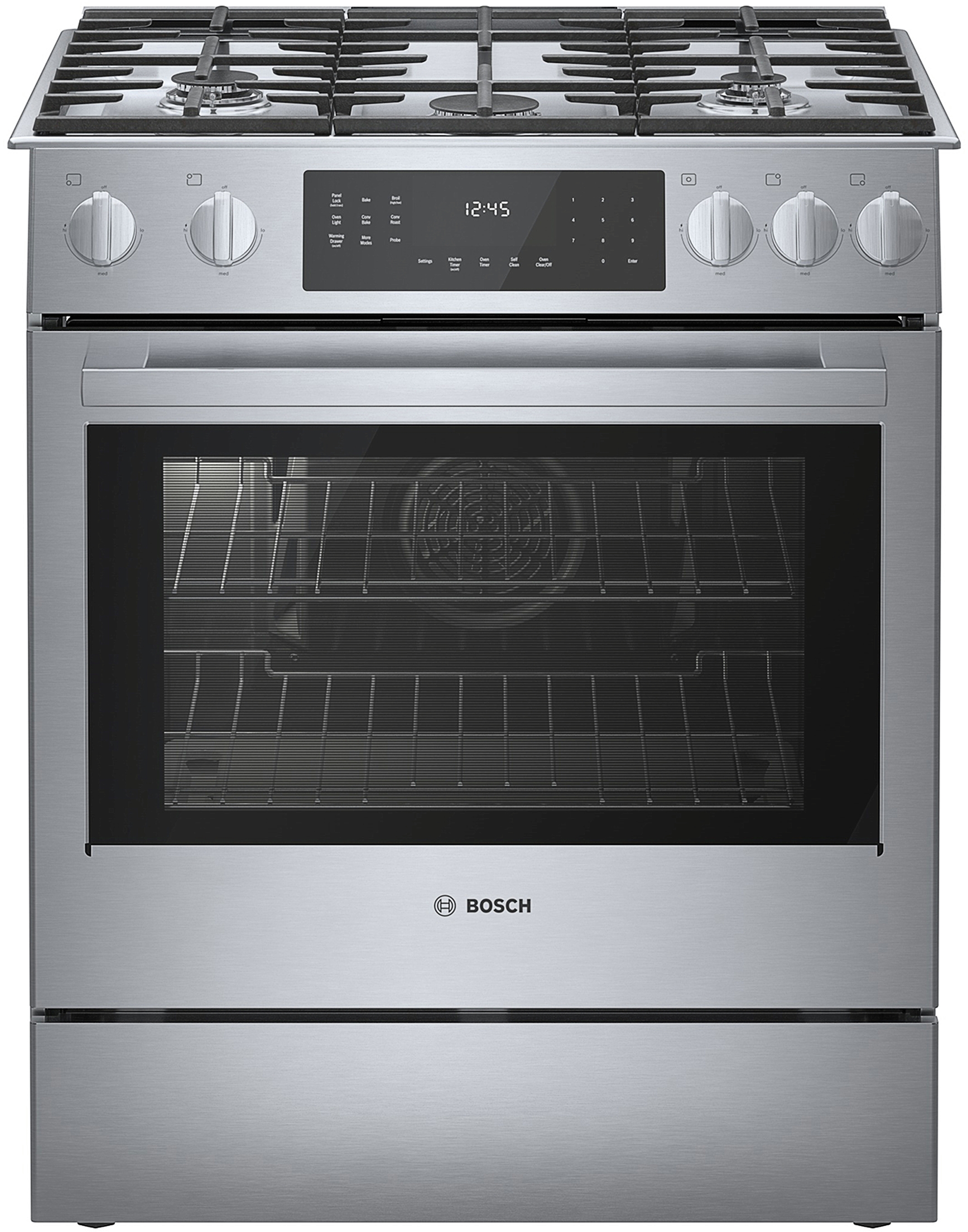 Bosch Benchmark®, Gas Slide-in Range, 30'', Stainless Steel